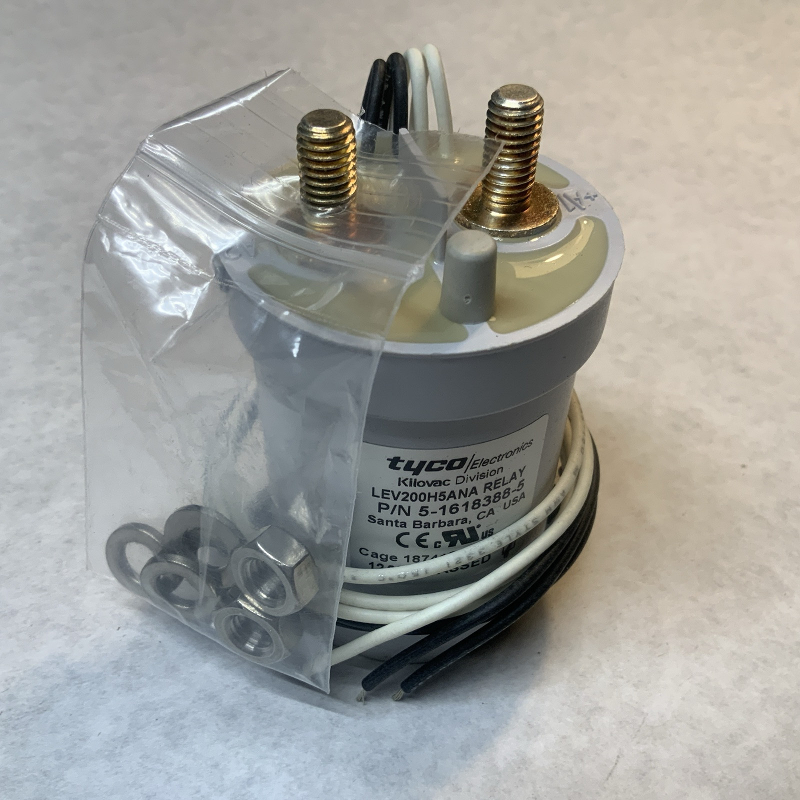 TE Connectivity Tyco LEV200H5ANA Relay Contactor, SPST-NO, 500A, 24V