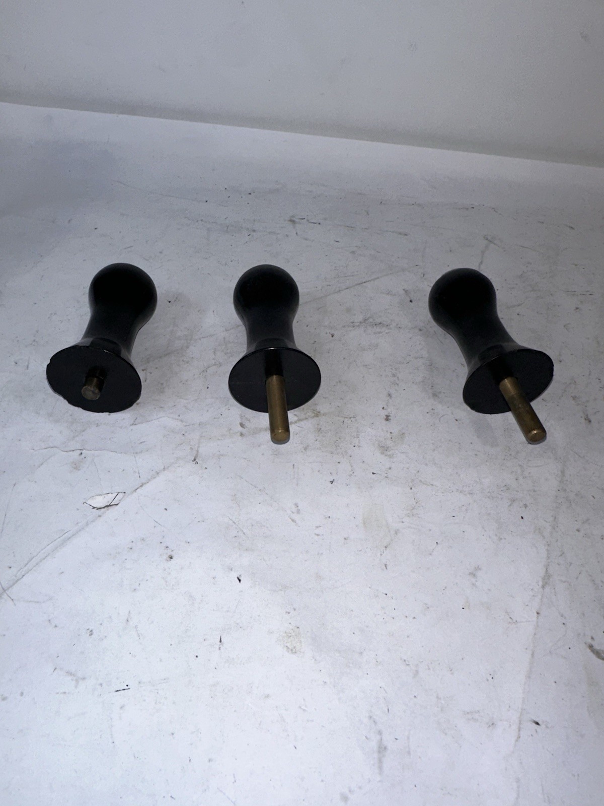 Vintage Theater Industrial Control Handle Lot Red Black Brass Knobs Kliegl Bros?