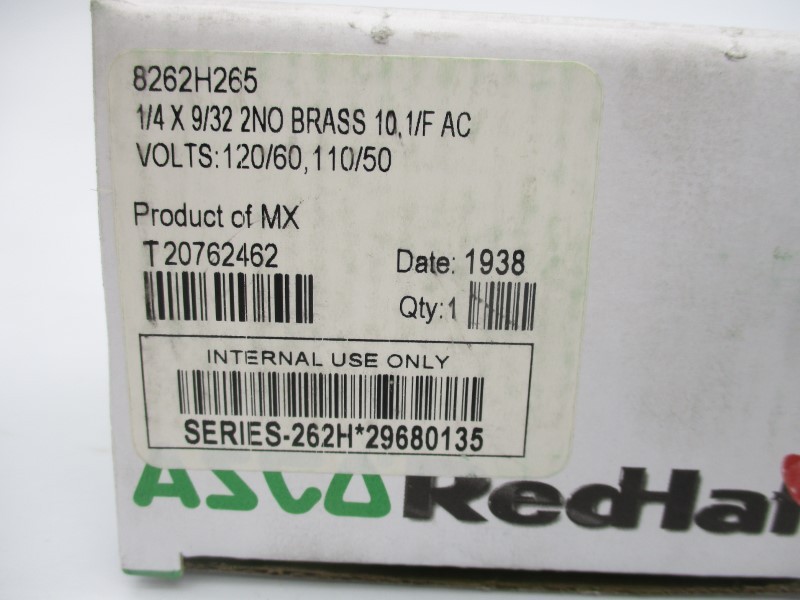 ASCO 8262H265 110/120V 30PSI 1/4″ NSMP