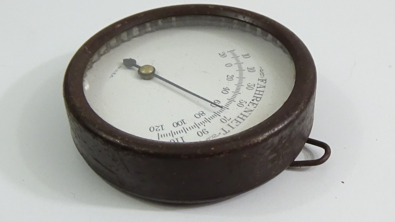 Vintage Fahrenheit Temperature Gauge Made In USA #734