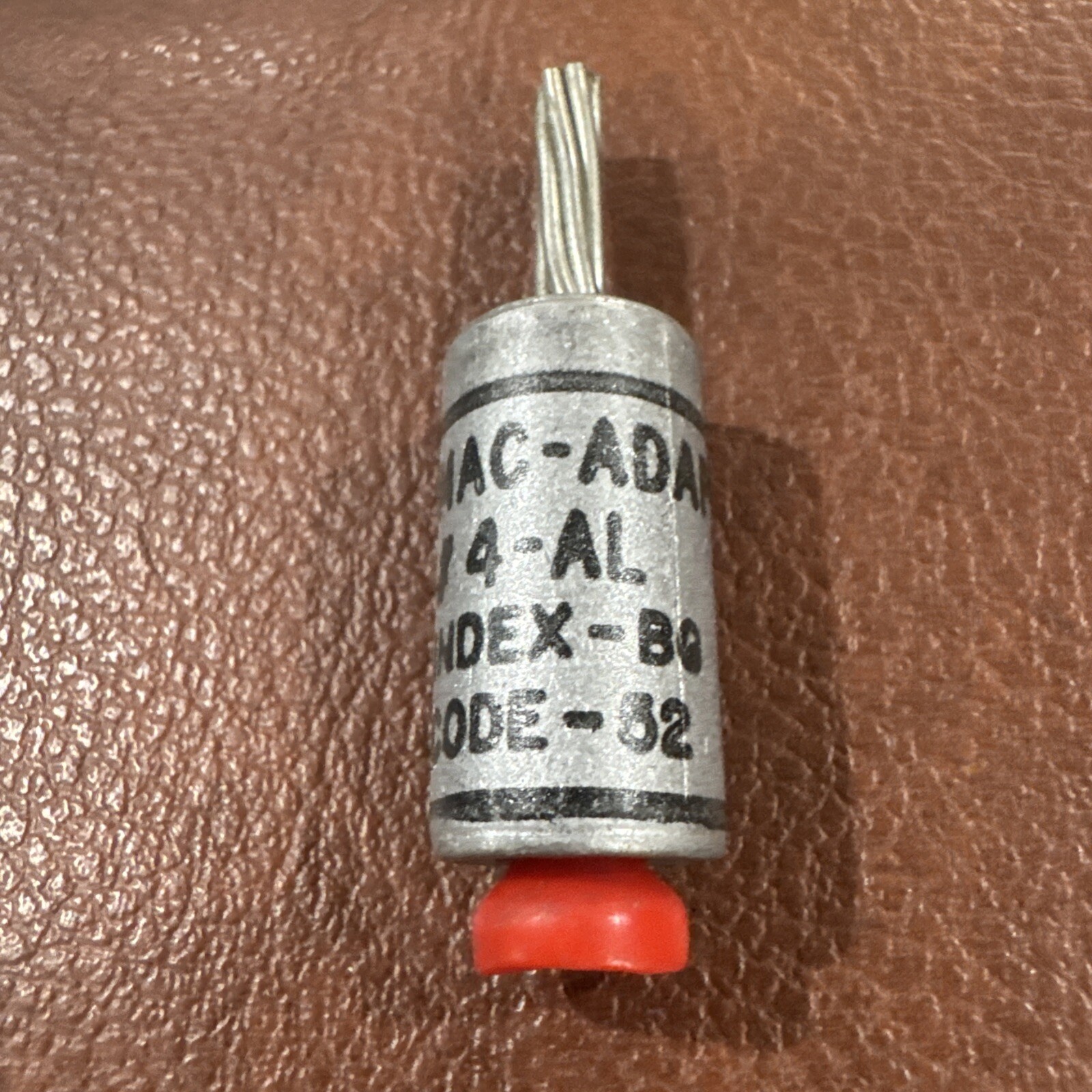 25x Mac Adapt MPT-4 #4-AL INDEX-BG 3 Crimp Code 52 Pigtail Compress Adapter JC-C