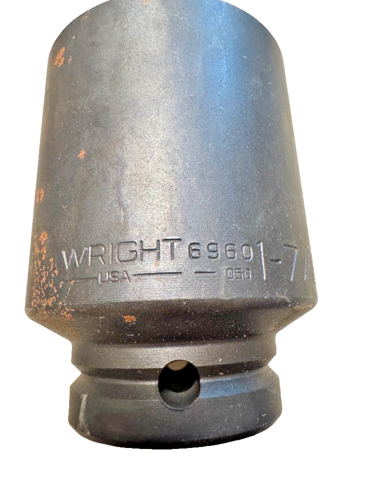 Wright Tool 6960 – 3/4 Inch Drive 6 Point Deep Impact Socket – 1-7/8 Inch USA