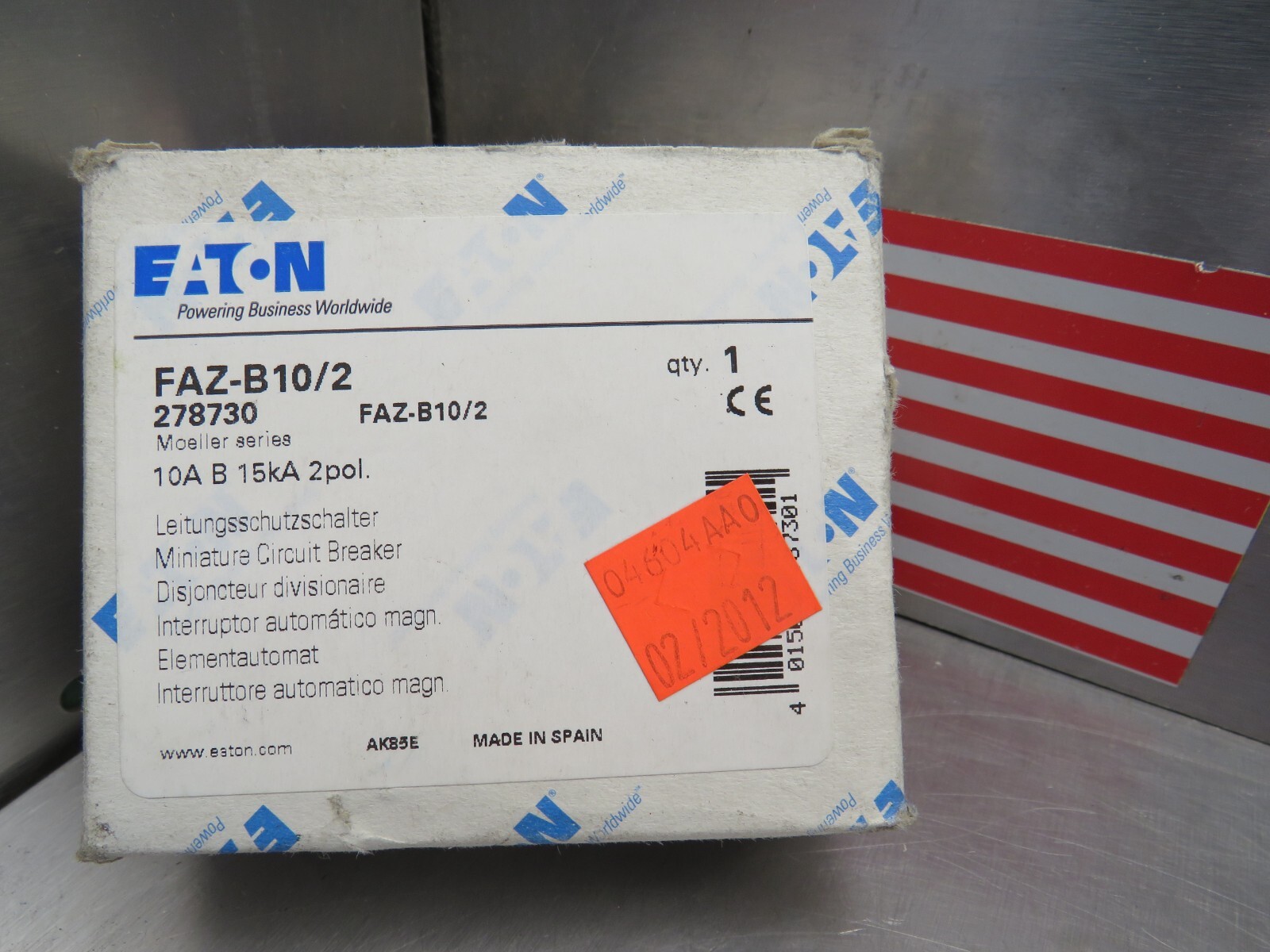 Eaton FAZ-B10/2 Mini Circuit Breaker 2-Pole 278730