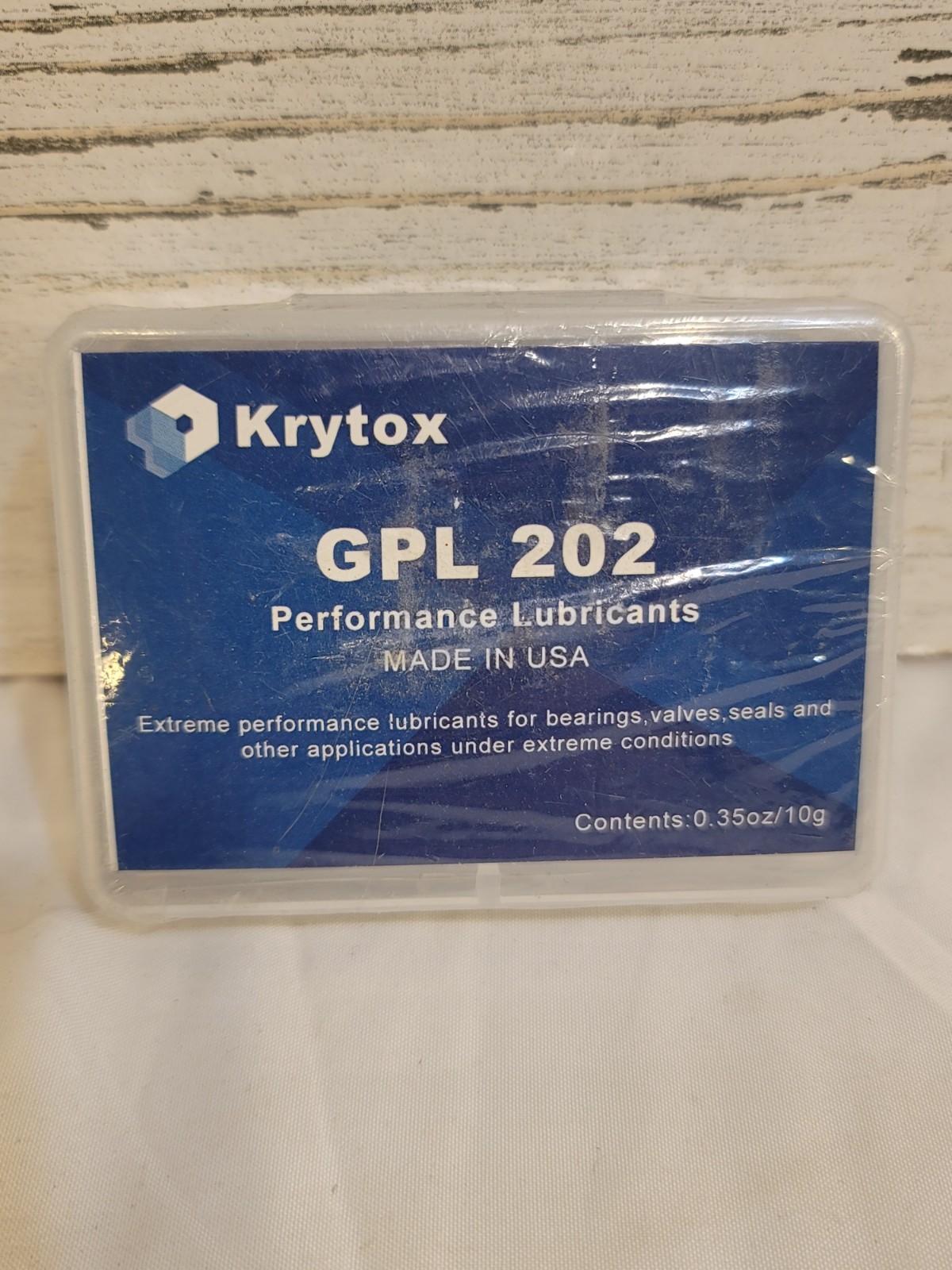 Krytox GPL 202 Performance Lubricant 0.35oz Factory Sealed