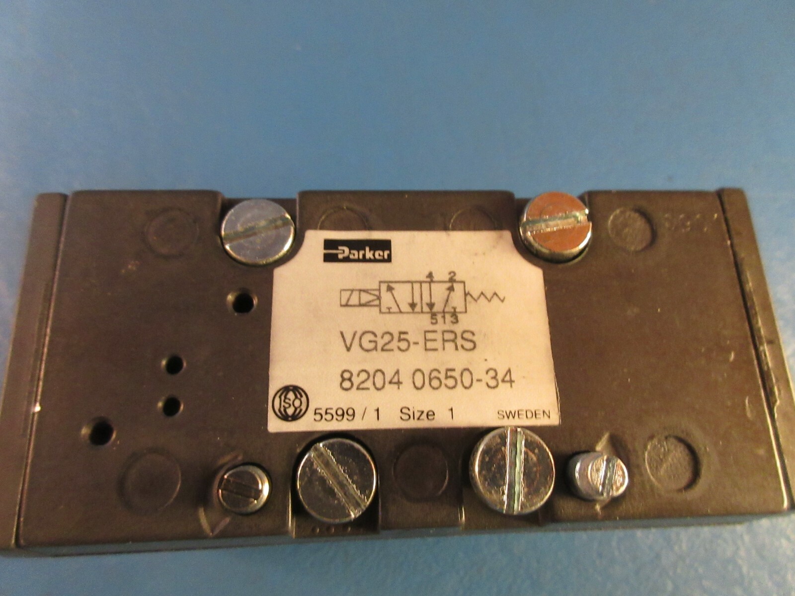 Parker VG25-ERS Flexflow ISO Valve, Size 1