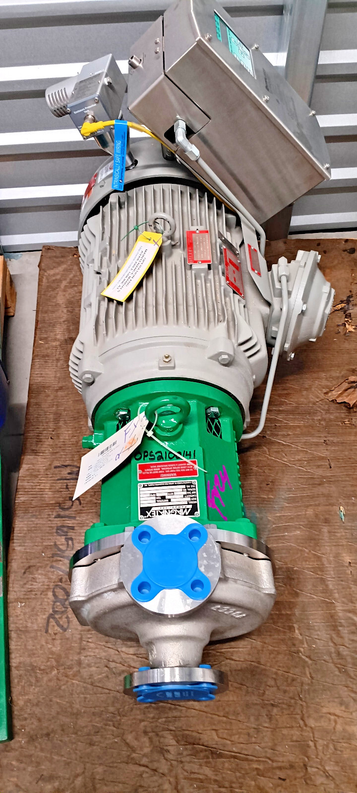 NEW MAGNATEX MPL42-V65N-250TC-HC MagDrive Sealess PUMP ASSEMBY 15HP!!!