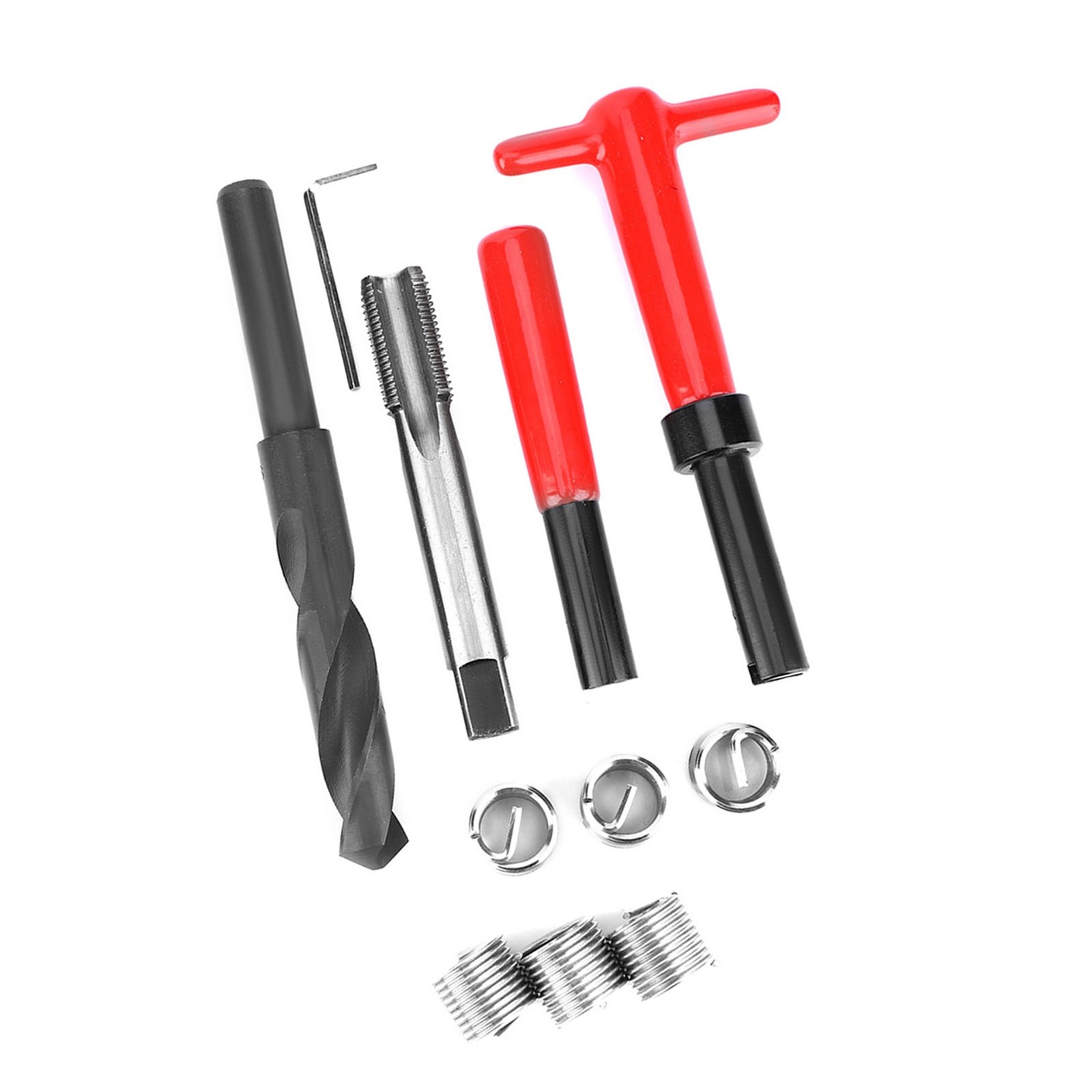 11Pcs Thread Repair Kit Durable Tap Insertion Tool For Auto Parts Stainless NEW