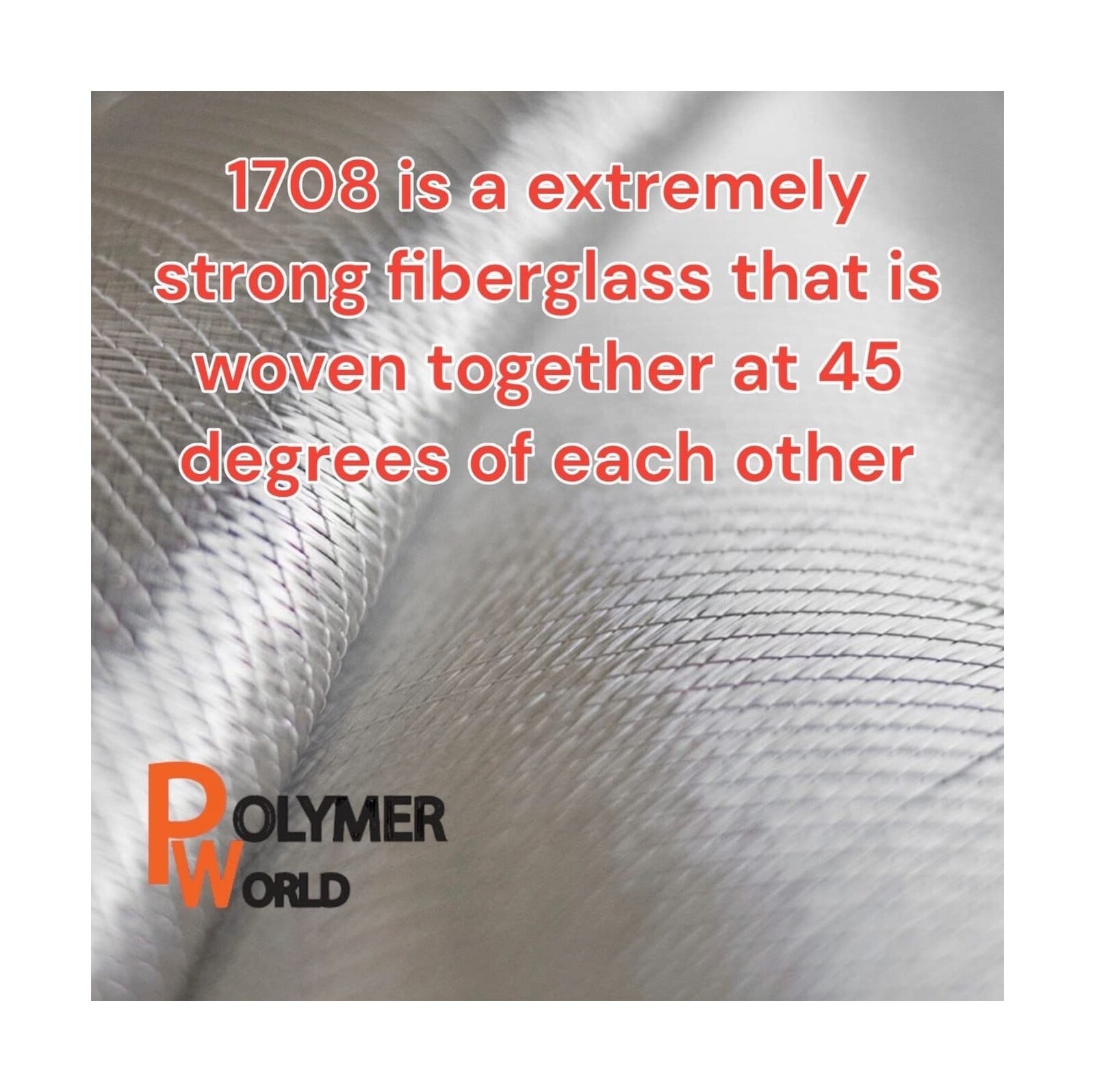 Rolled 1708x50x5 Yards Biaxial Cloth 45/45 – Lightweight & Marine-Grade Fiber…