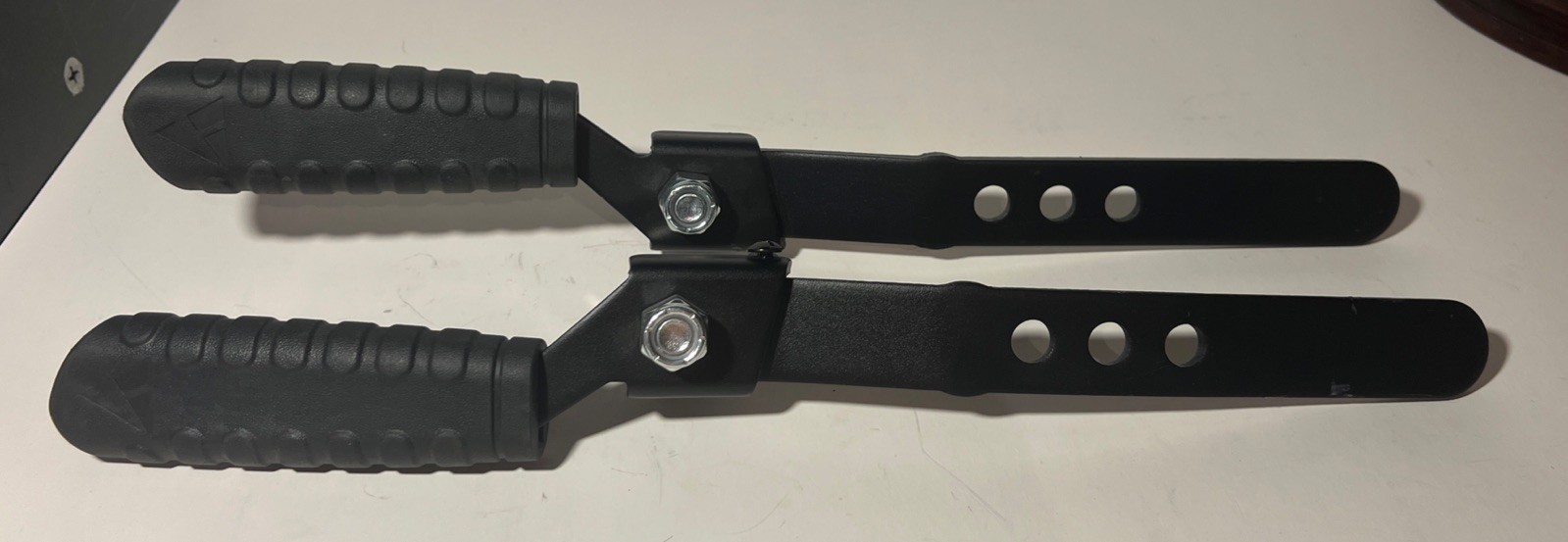 PAIR OF GENUINE TEETER HANGUPS INVERSION TABLE 3 HOLE ROLLER HINGES HANDLES