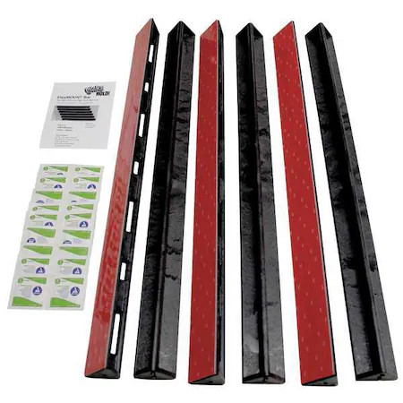 Quakehold! Rdfmbar6 Flex Mount Bar, Black, 400 Lb.
