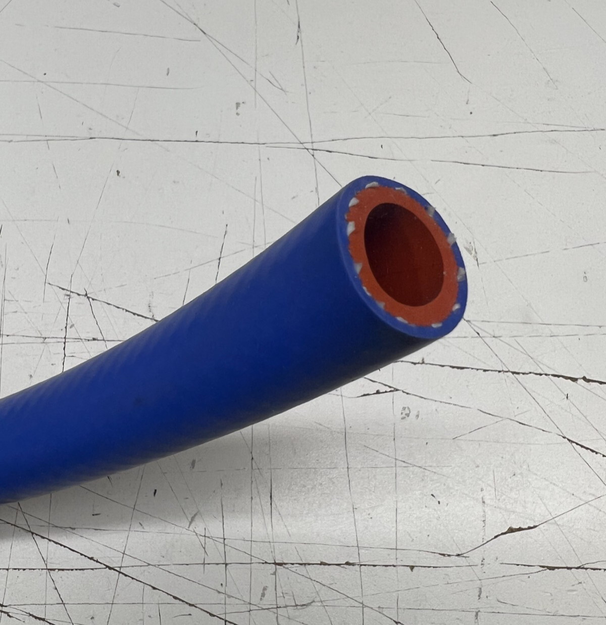 1′ Ft) 5/8″ Silicone Heater Hose 5526-062 250 PSI @ 70 Deg F SAE J20 R3 Blue USA