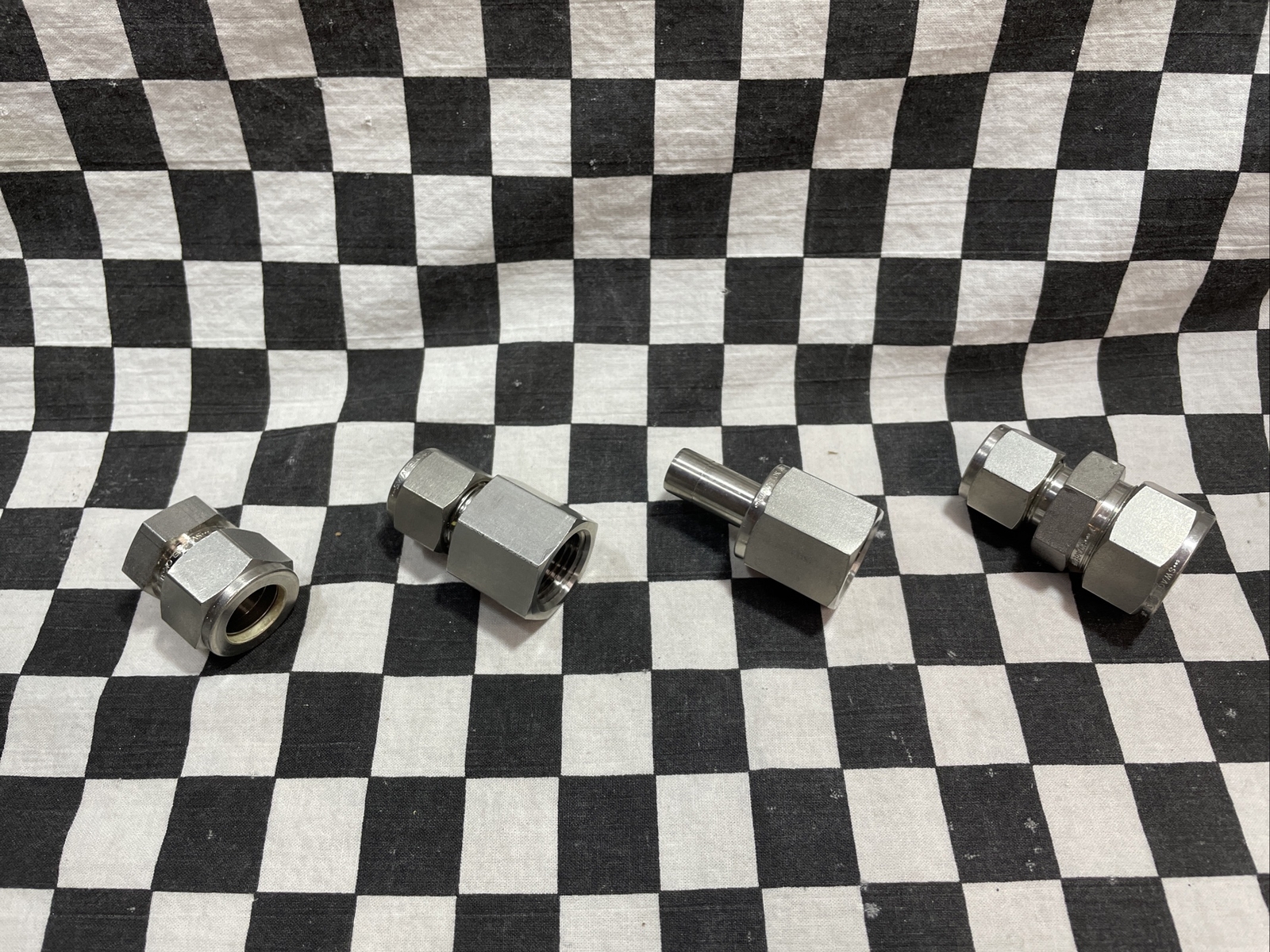 SWAGELOK Reducing Union, Cap, SS-8-TA-7-8 & SS-1210-6-8 & SS-1010-C & SS-810-7-8