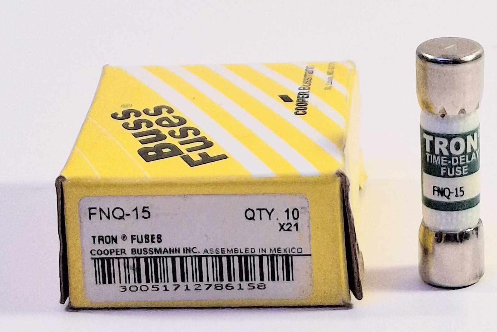 10 NEW BUSSMANN TRON FNQ-15 FUSES NIB ***MAKE OFFER***