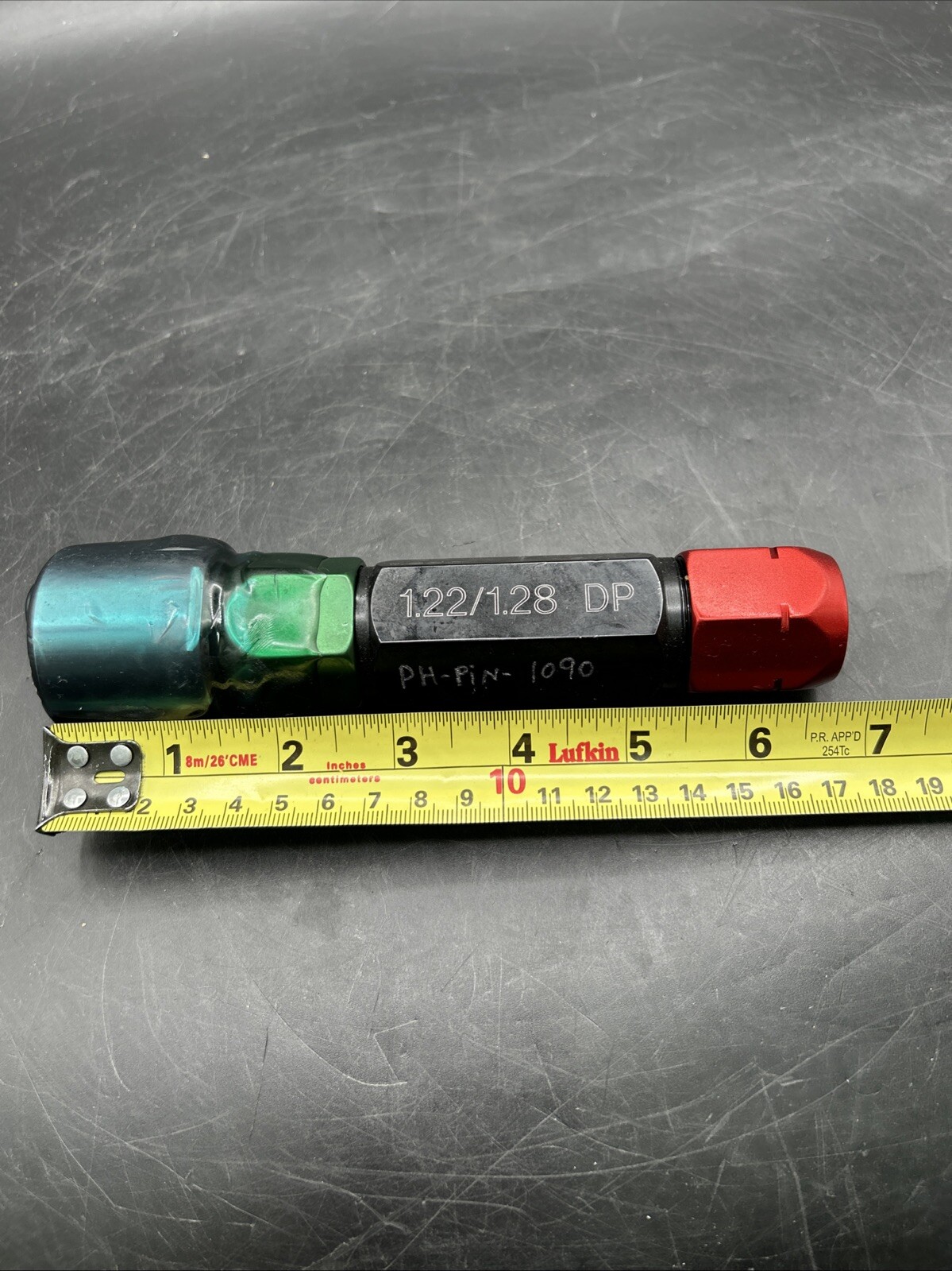 PERFEKT PRECISION 1.22/1.28 DP CYLINDRICAL GAUGE PLUG GO 1.550 NOGO 1.570