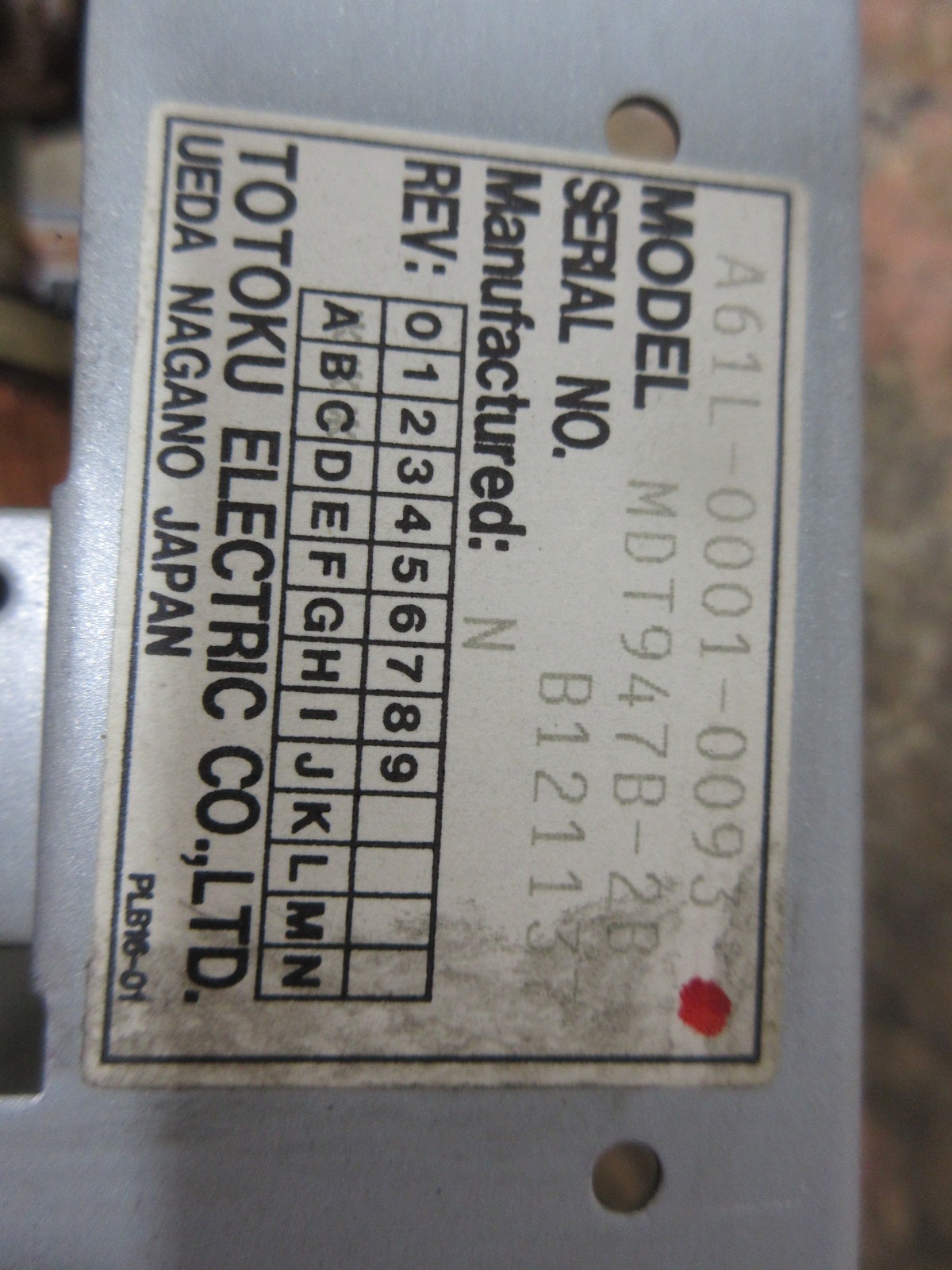 MATSUURA MC-1000VGX CNC VERTICAL MILL A61L-0001-0093 MDT947B-2B TOTOKU MONITOR