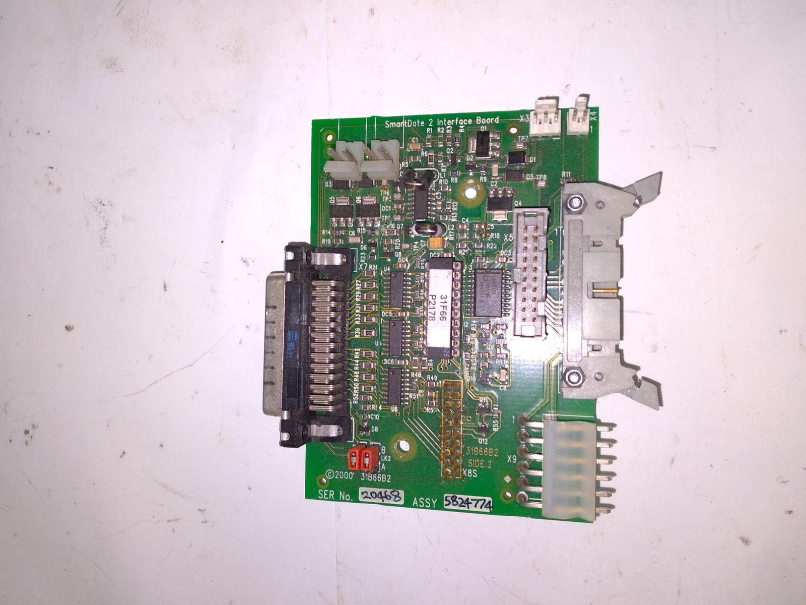 SMARTDATE 2 INTERFACE BOARD 20468 31B66B2 5824774