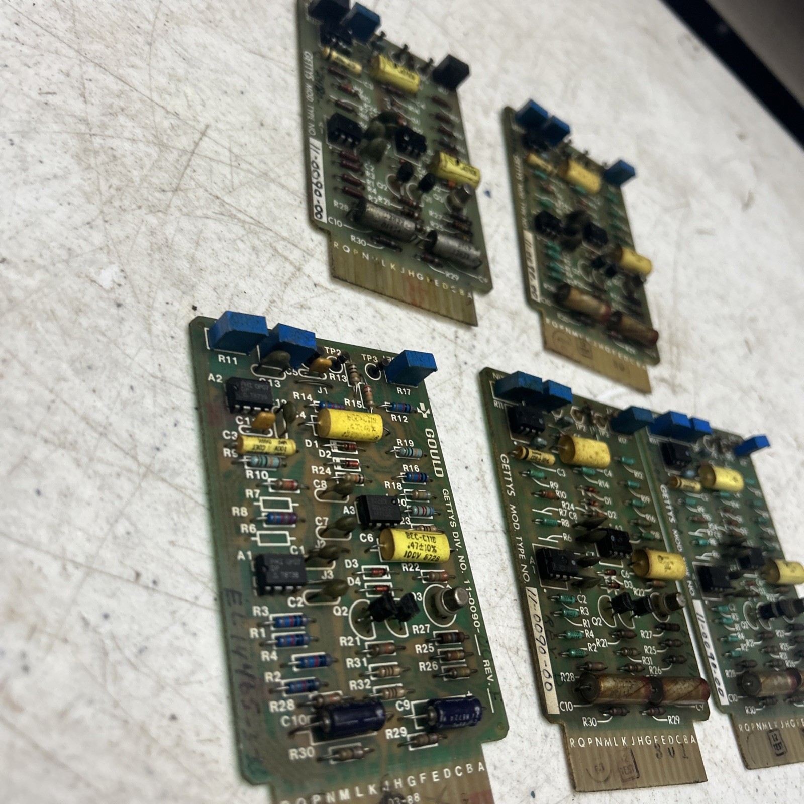 LOT OF 5 GETTYS 11-0090-00 CIRCUIT BOARD CARD, Free Shipping