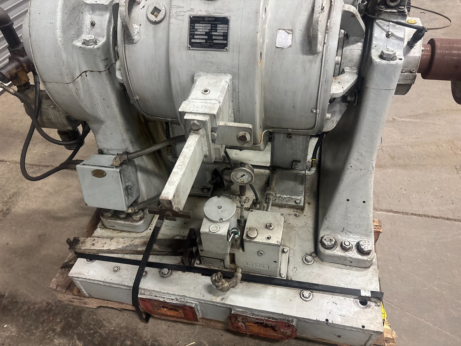 GE 1G749 500 HP DYNAMOMETER 2500 to 8000 RPM
