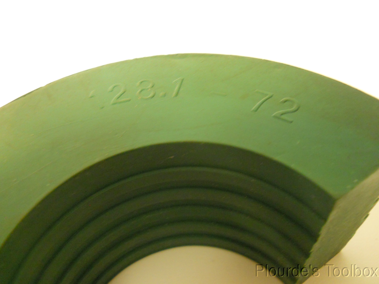 5″ CSD Fire Resistant Rubber Marine Bulkhead Circular Plug Seal, 128.1 x 72 mm
