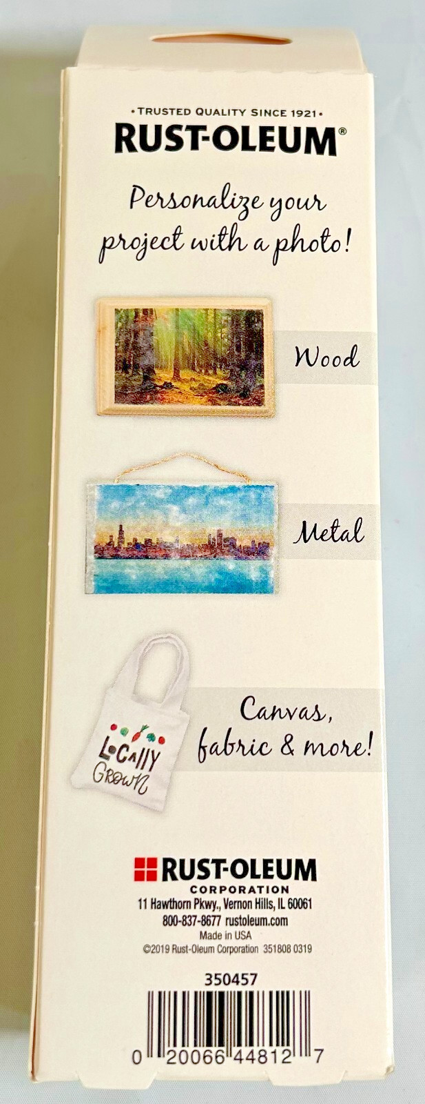 Arts And Crafts Photo Transfer System Matte Finish Rust-Oleum Photo Transfer X2