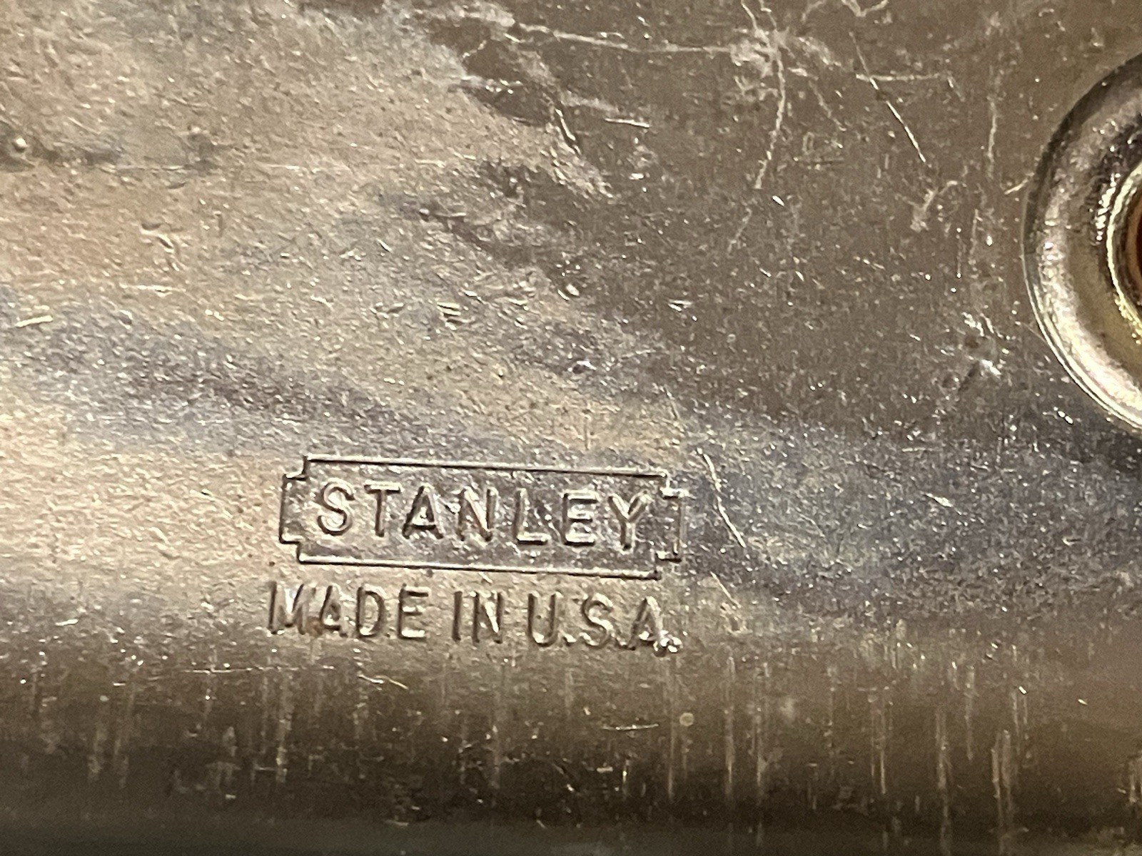 NOS Vtg. 3 Pairs Stanley 1205 US2C Steel Zinc Plated Chest Handles No. 3 1/4 USA