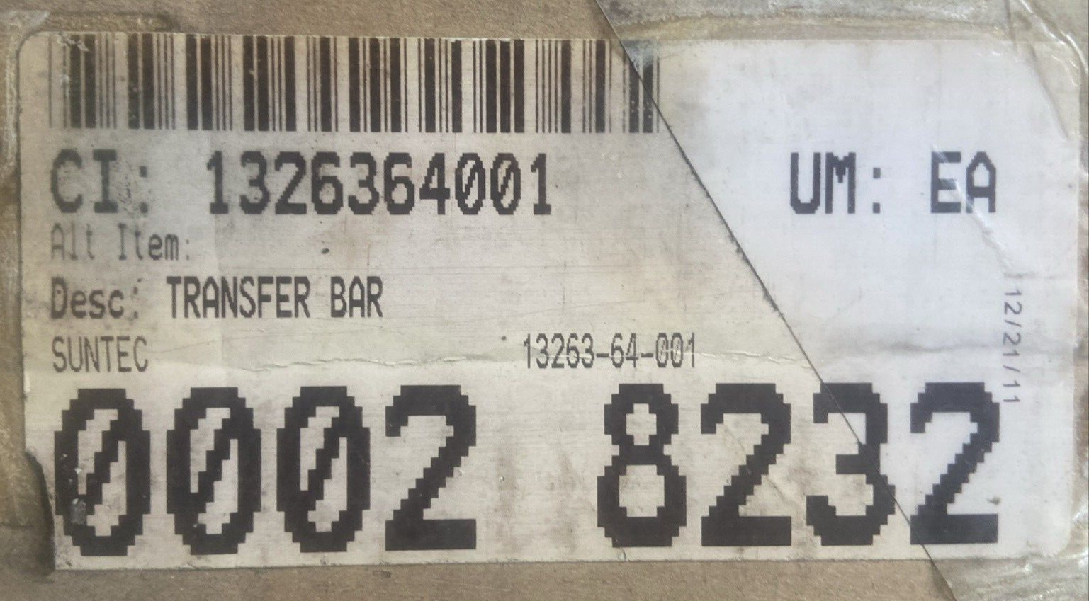 MISUMI PSFG50-1200, Straight Precision Linear Shaft