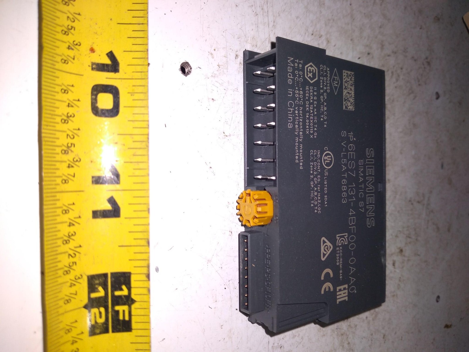 SIEMENS SIMATIC ET 200S 6ES7 131-4BF00-0AA0 V-L5AT6863DIGITAL INPUT MODULE DC24V