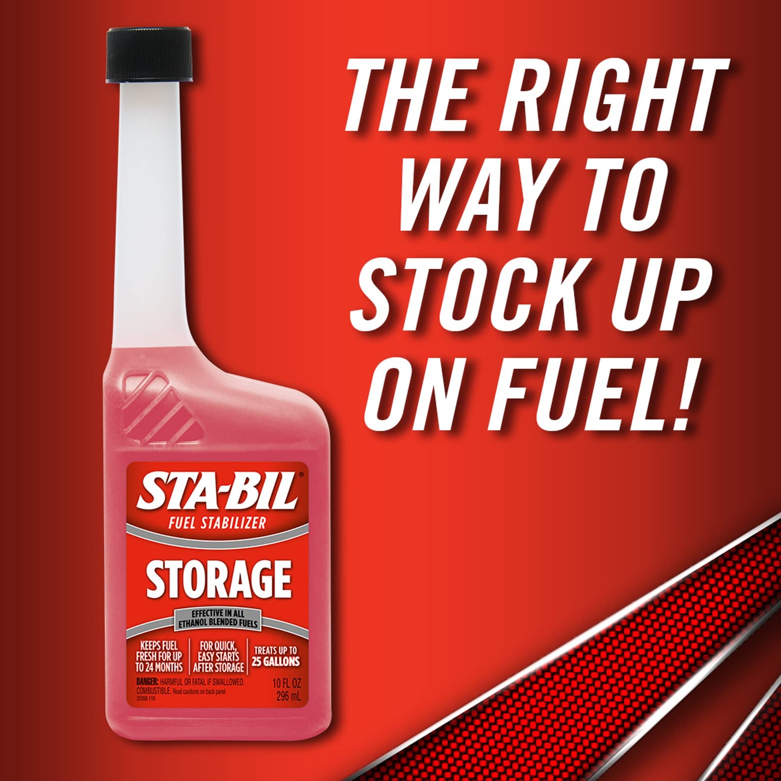 STA BIL Fuel Stabilizer 10 Fl Oz Preserves Fuel Prevents Corrosion Quick Starts