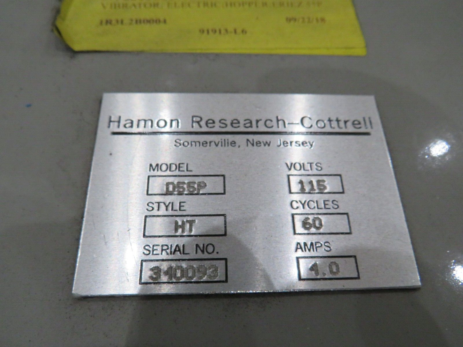 Hamon Research Cottrell D55P Style HT 115V Vibrator