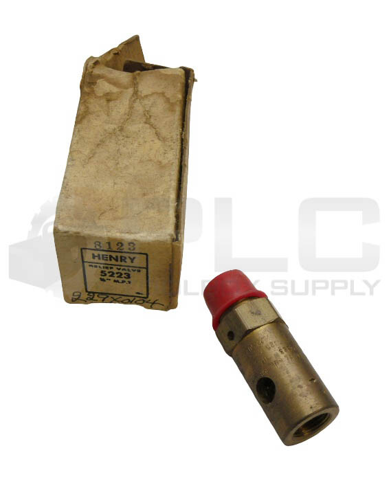 NEW HENRY 5223 RELIEF VALVE 3/8″ MPT *READ*