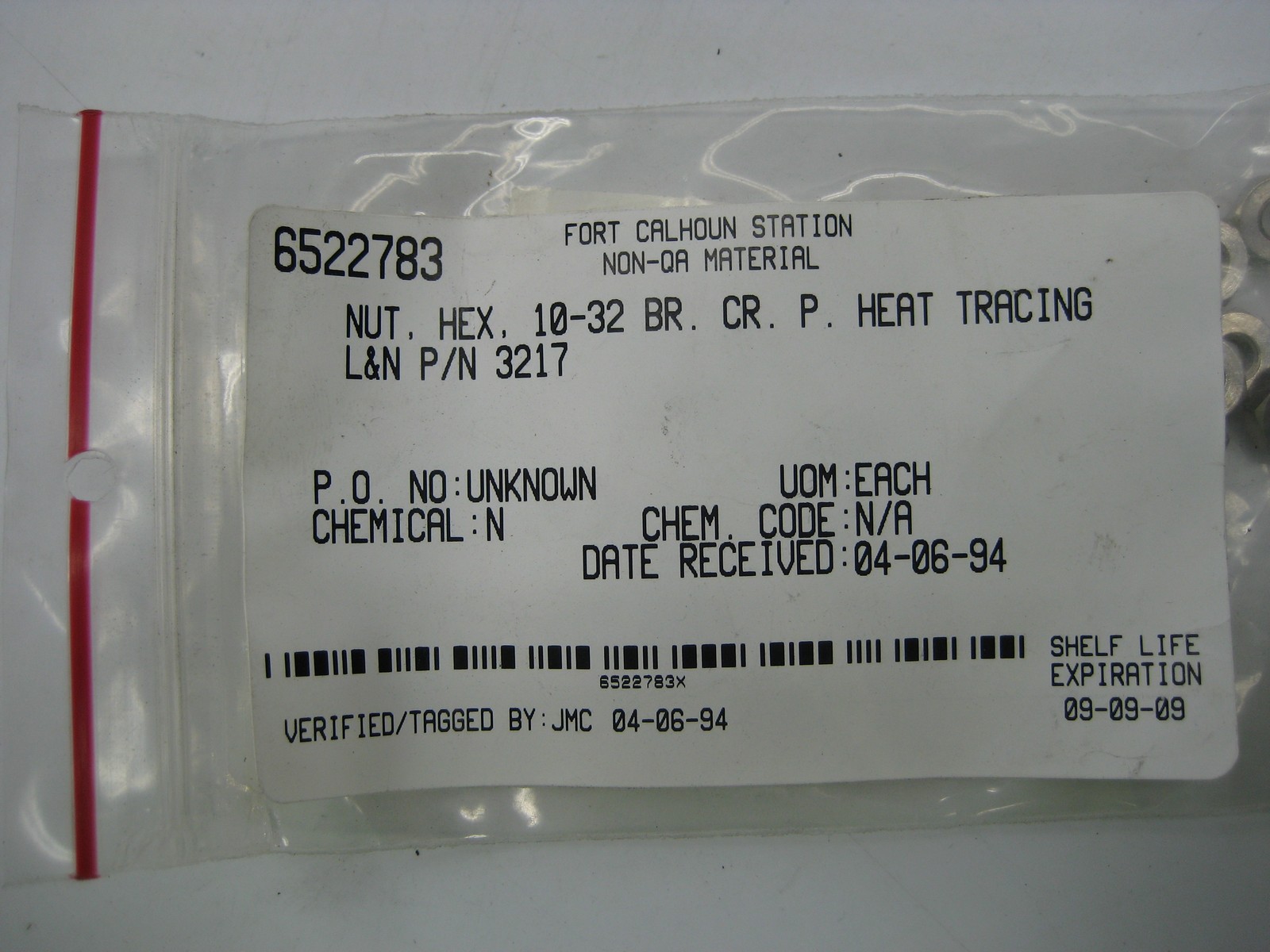L&N 3217 NUT LOT OF 12 NSNP