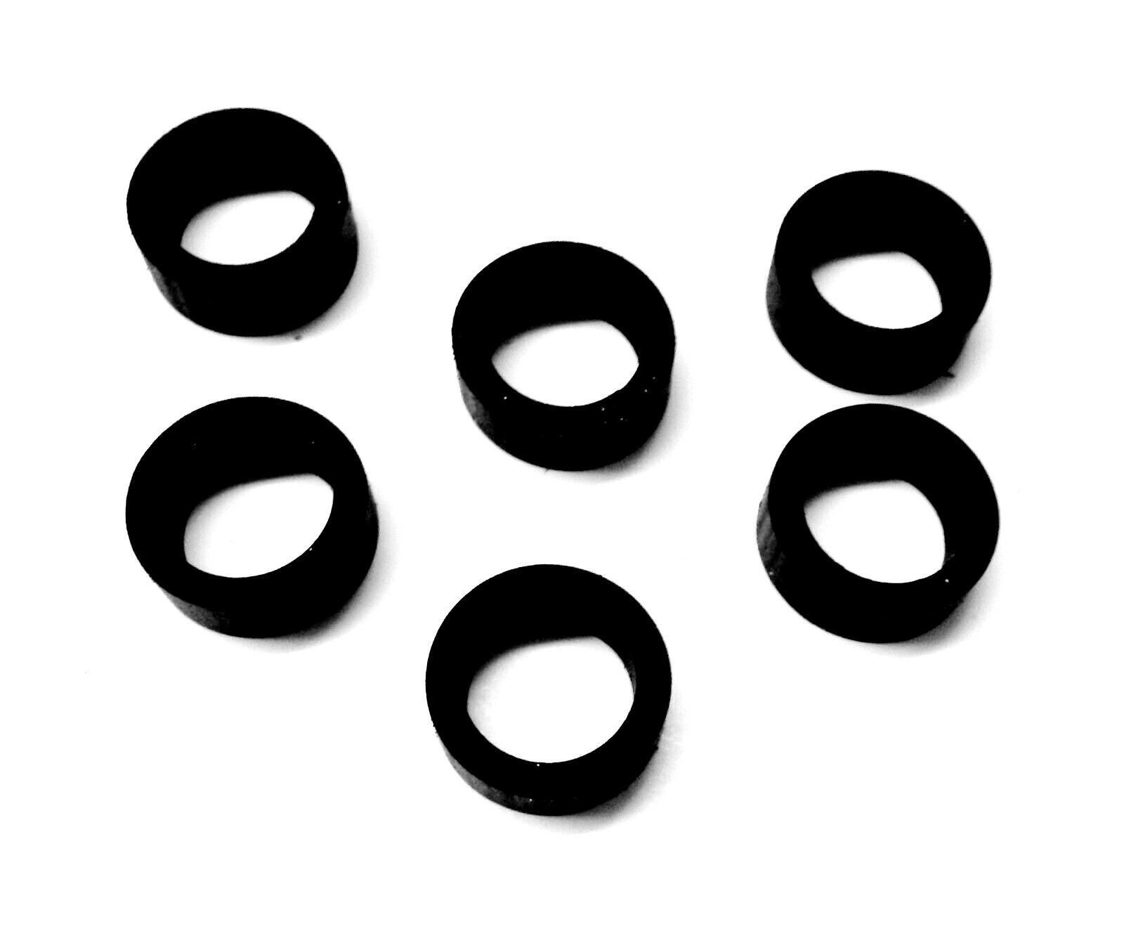 6 pcs Steamer Rubber Washer Gaskets for Boiler Sight Gauge Glass 5/8″OD Seals