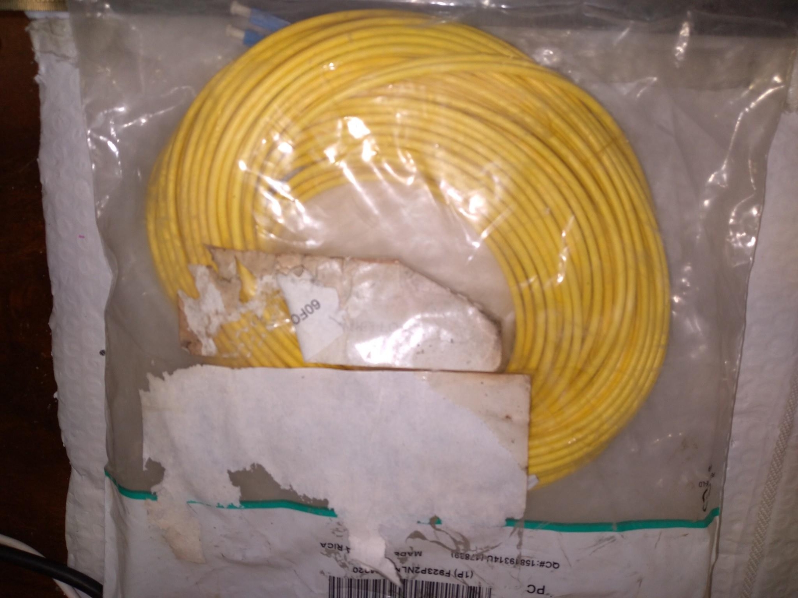 PANDUIT F923P2NLMSNM020 FIBER OPTIC PATCH CORD DUPLEX 9UM ST-DUP. LC .. 20M