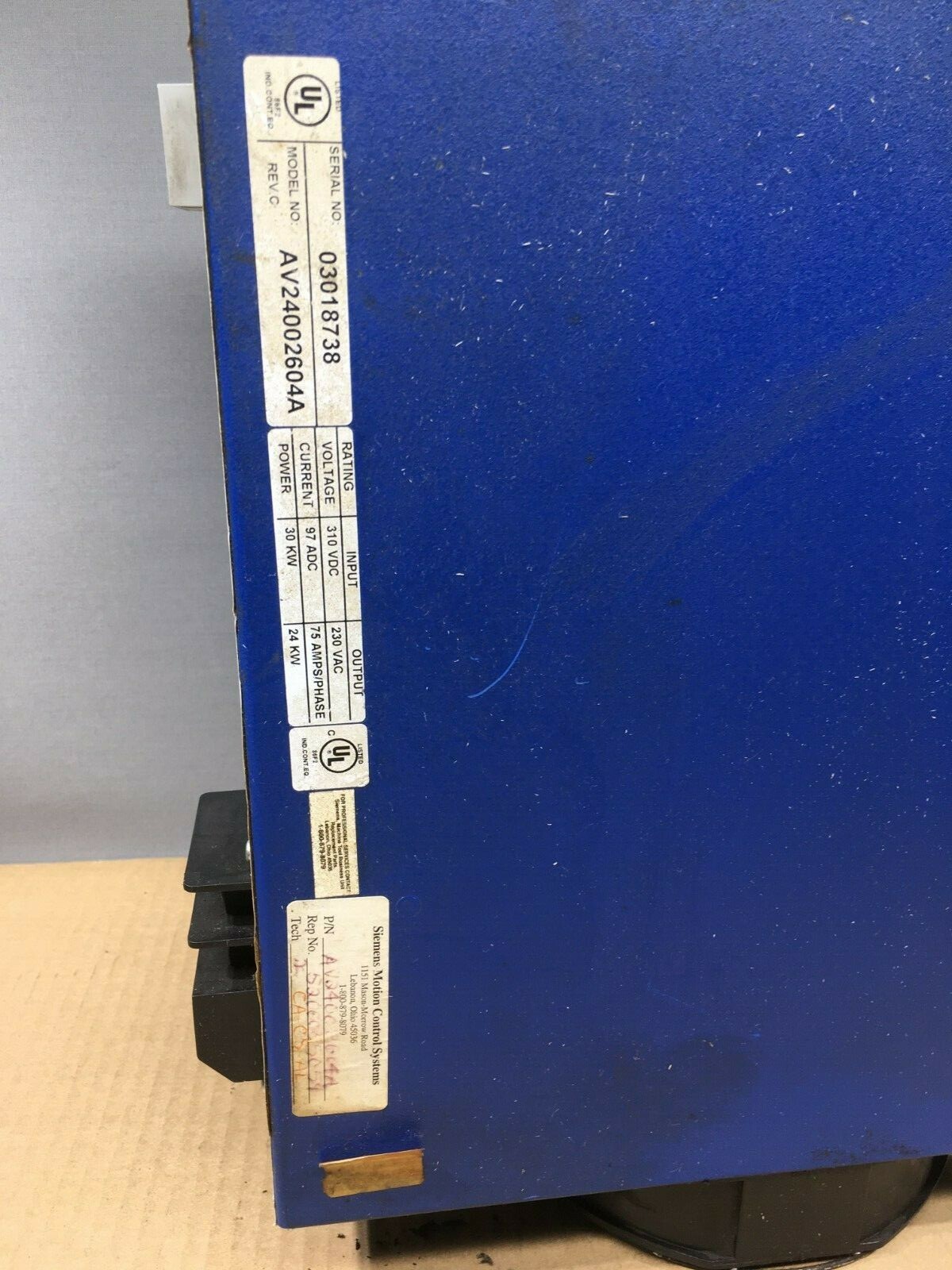 VICKERS ACRAMATIC VECTOR DRIVE AV2400 2604A AV24002604A ACRAMATICVECTOR