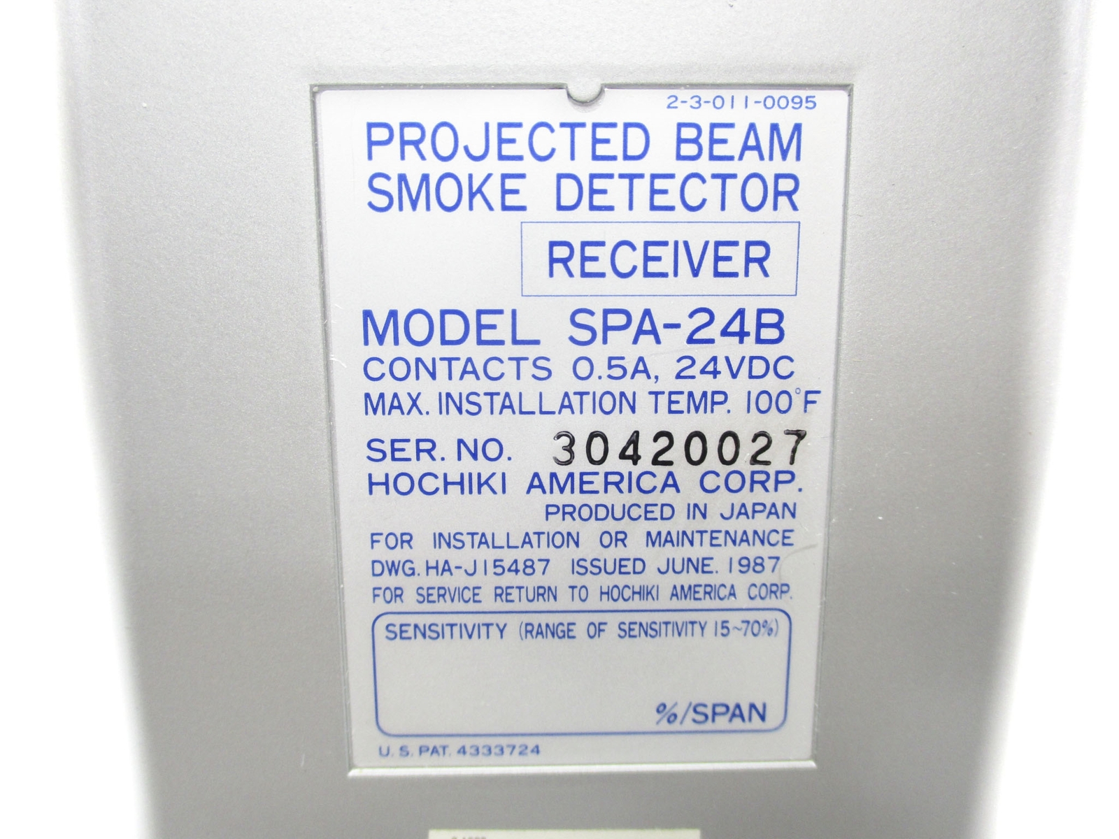 HOCHIKI SPA-24B-RECEIVER NSNP