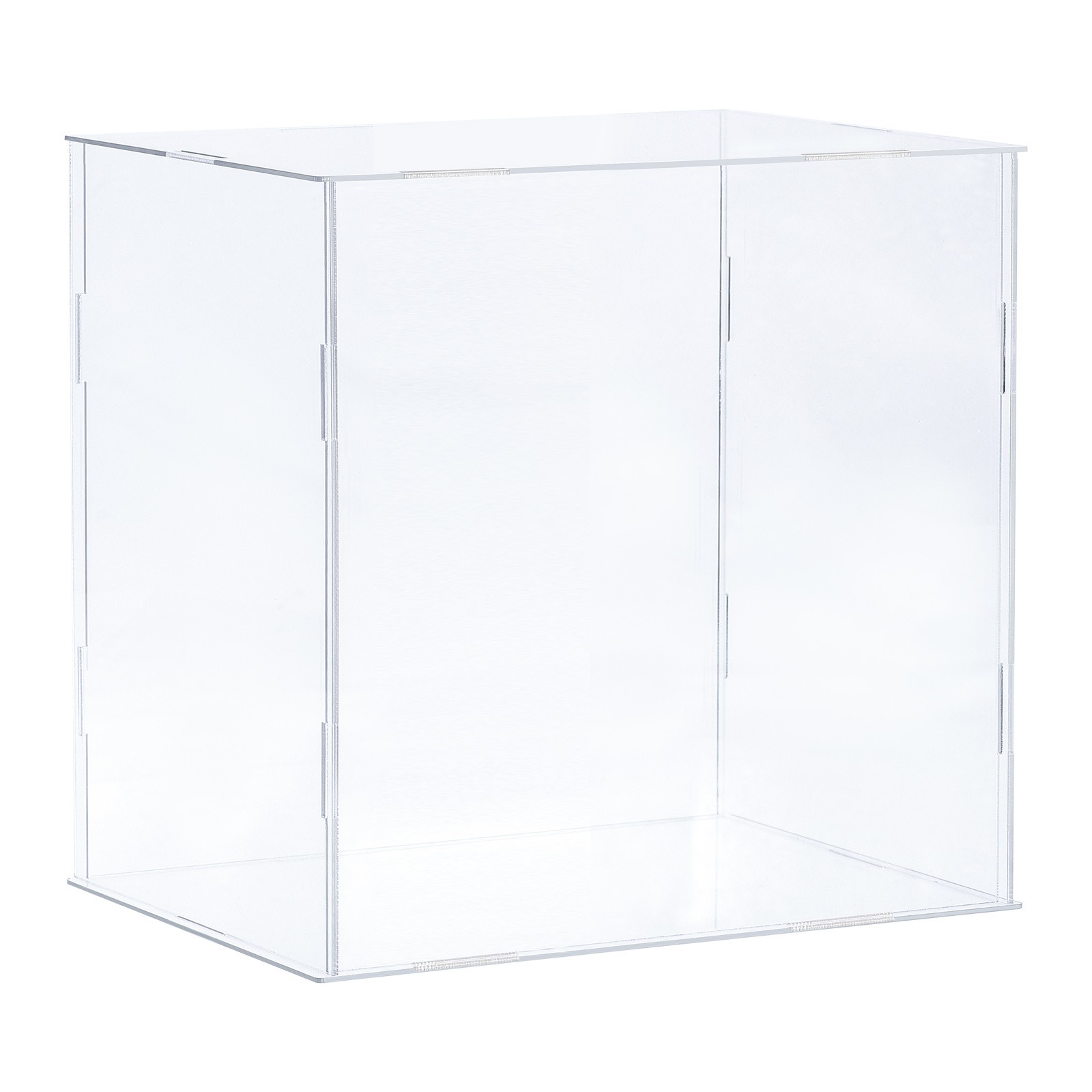 Acrylic Display Case Plastic Box Cube Storage Box Transparent 21x16x20.5cm