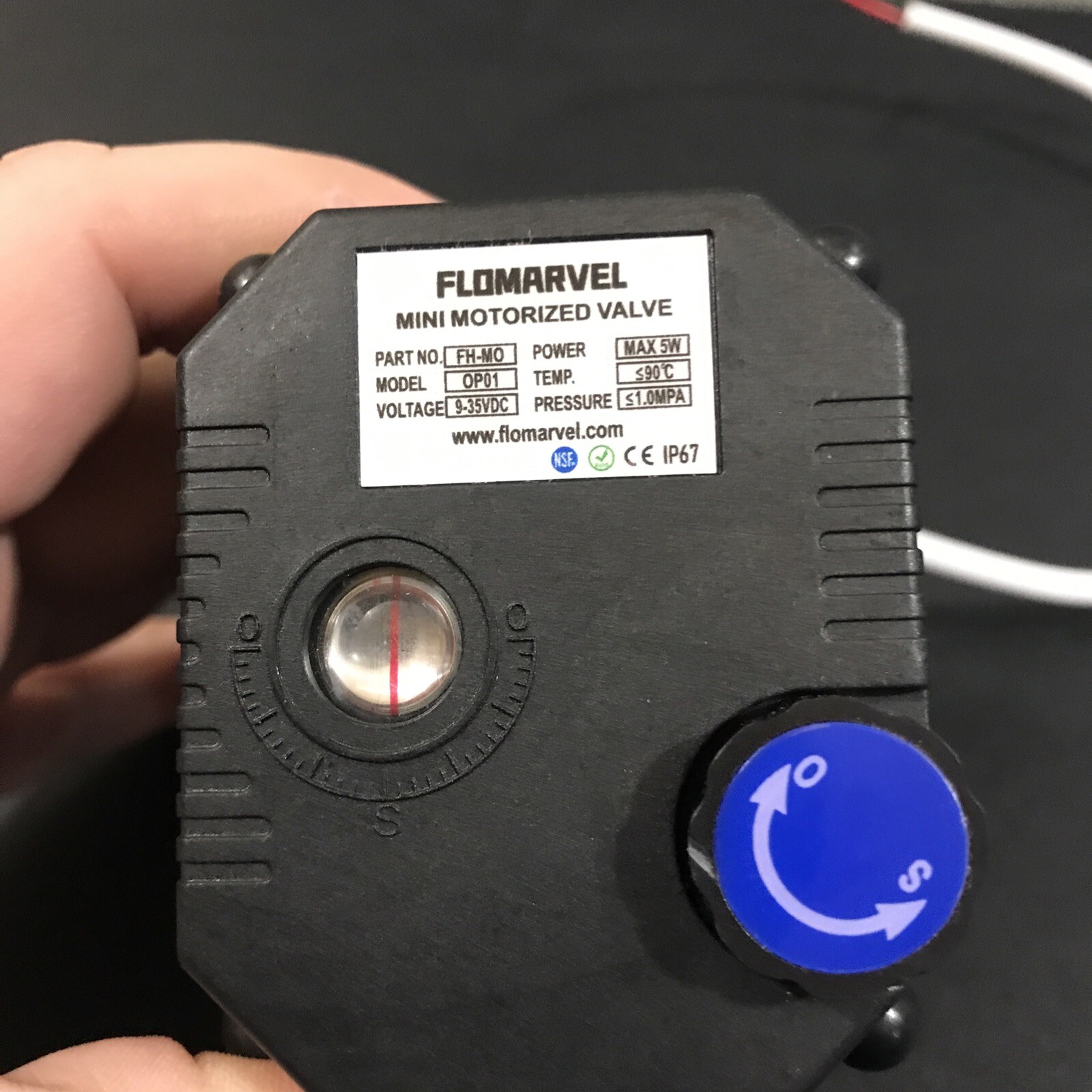 FH-MO DN25 1” 5V 12 24V 110 220V Mini Elec Motorized Valve 5 Wire