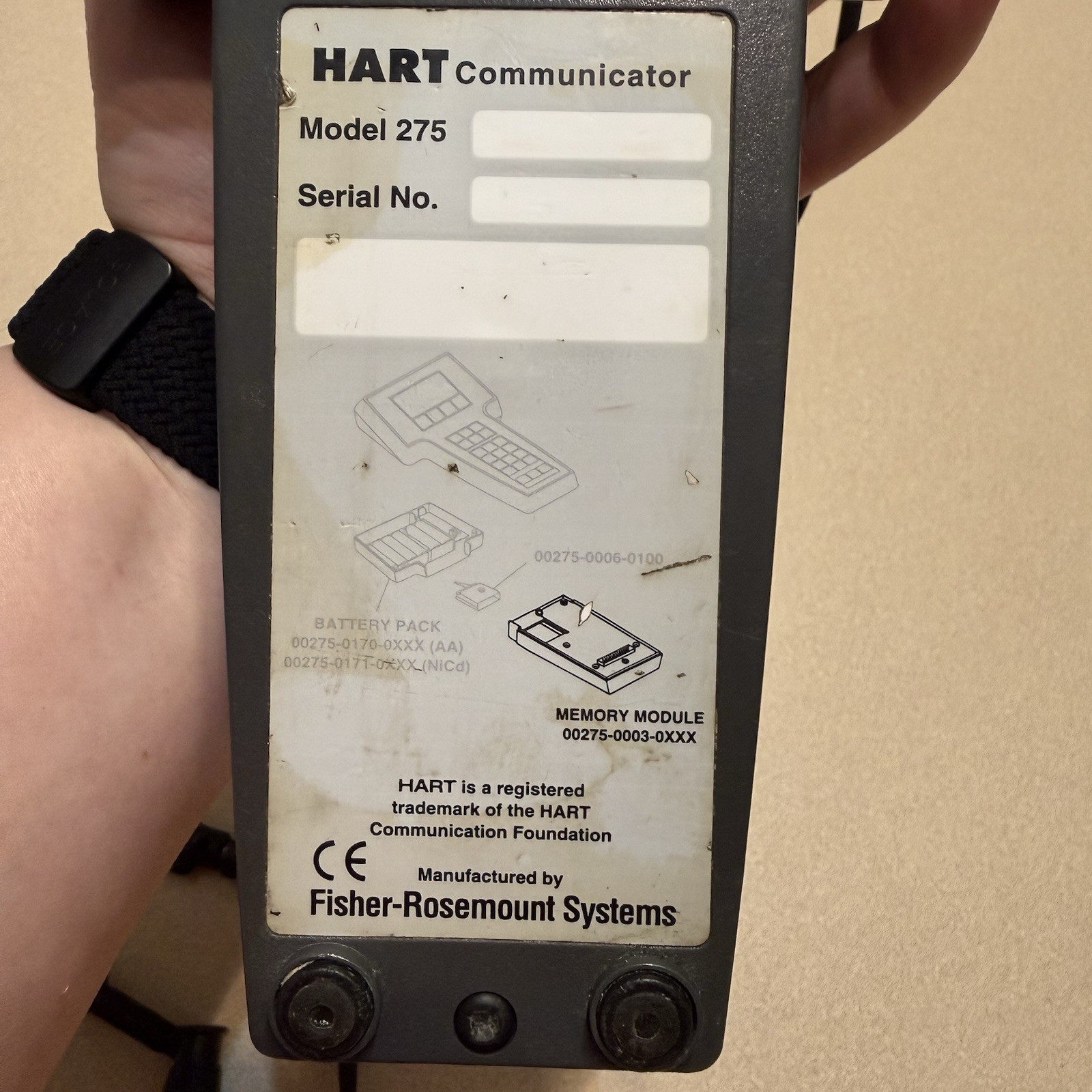 HART MODEL: 275 Field Communicator USA FISHER-Rosemount System Tested Works