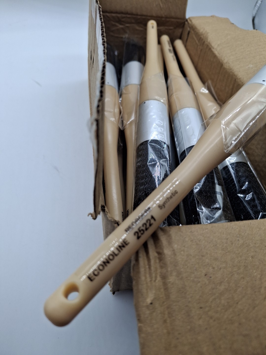 Weiler 25221 Parts Cleaning Brush Nylon Fill Foam Round Handle 12 Count Box