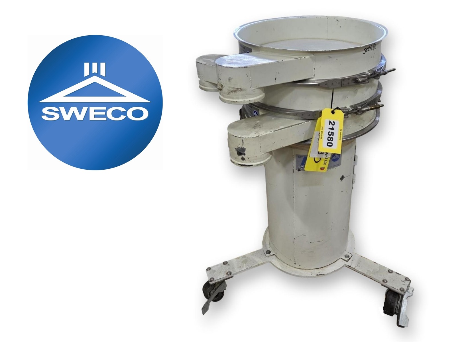 ITEM 2983: 24” SWECO TWO DECK SCREENER SIFTER SEPARATOR, CARBON STEEL