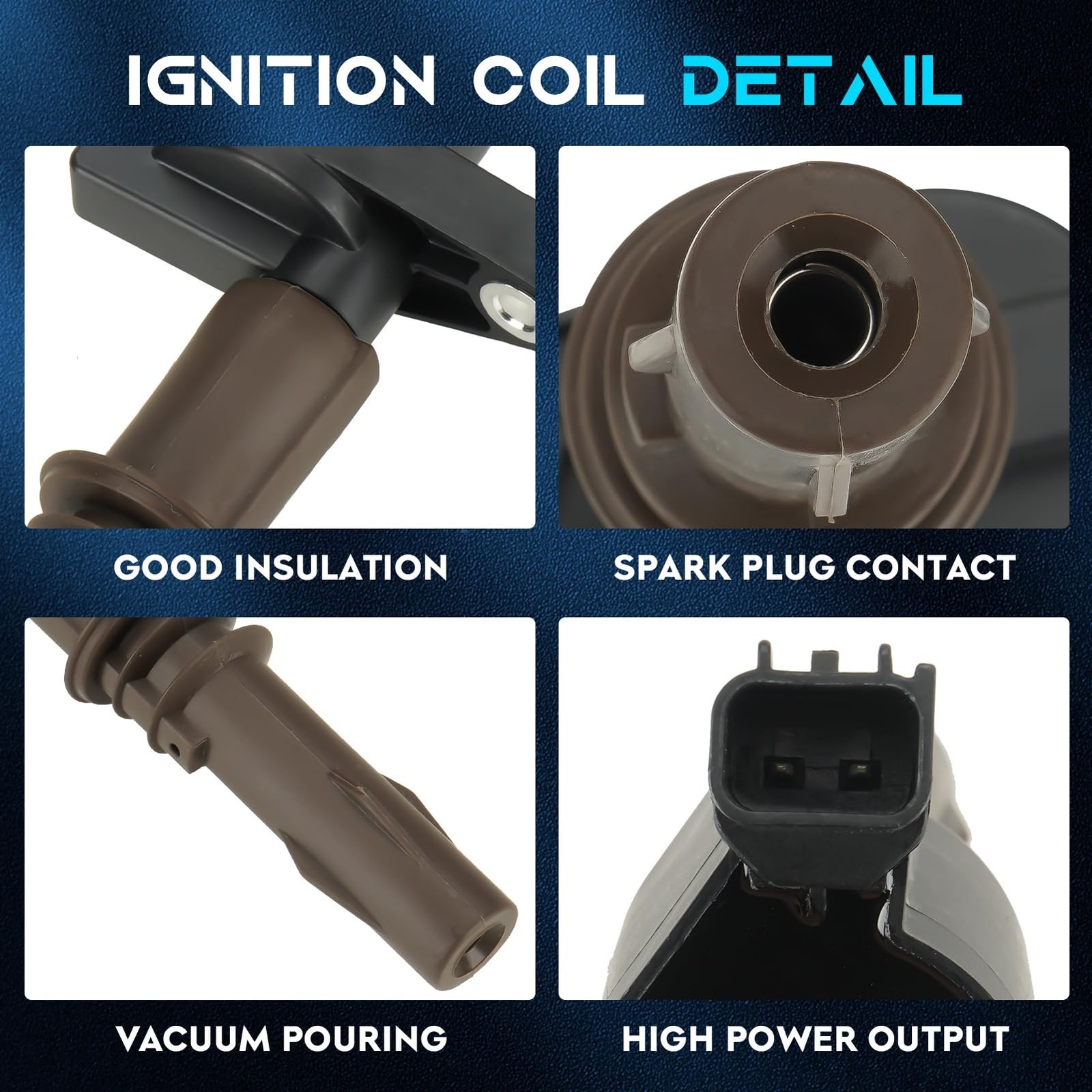 Set of 8 Ignition Coil Pack 4.6L 5.4L Compatible with 2008-2010 Ford Explorer…