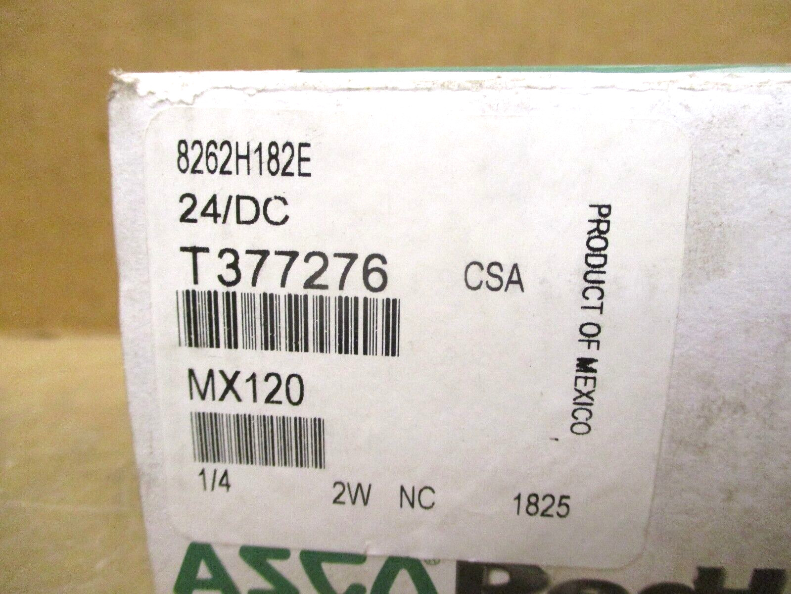 ASCO Red-Hat Valve 8262H182E 24 DC 290 PSI 1/4 Pipe 11.6 Watts 48755LIN
