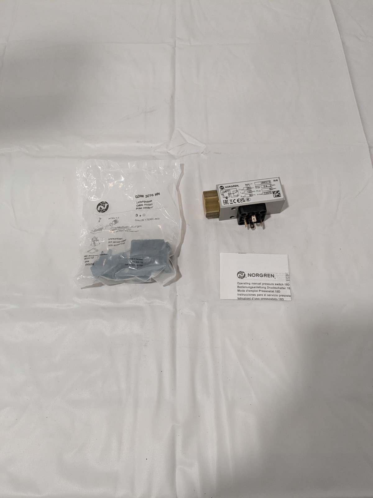 Norgren | Pressure Switch 0.2 – 2 Bar 0880219