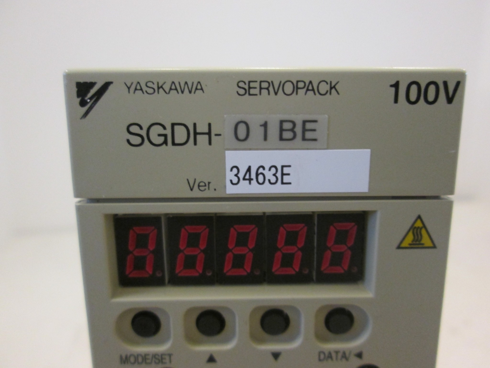 Yaskawa, Servopack, Motor Driver, SGDH-01BE, 100-115V, 50/60Hz, Used