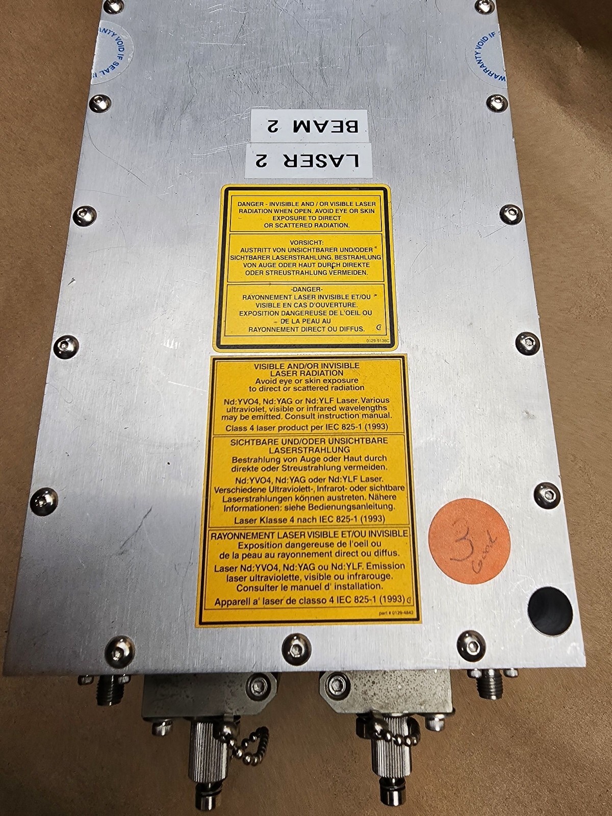 Spectra Physics H10-106QW Industrial Laser Head Unit