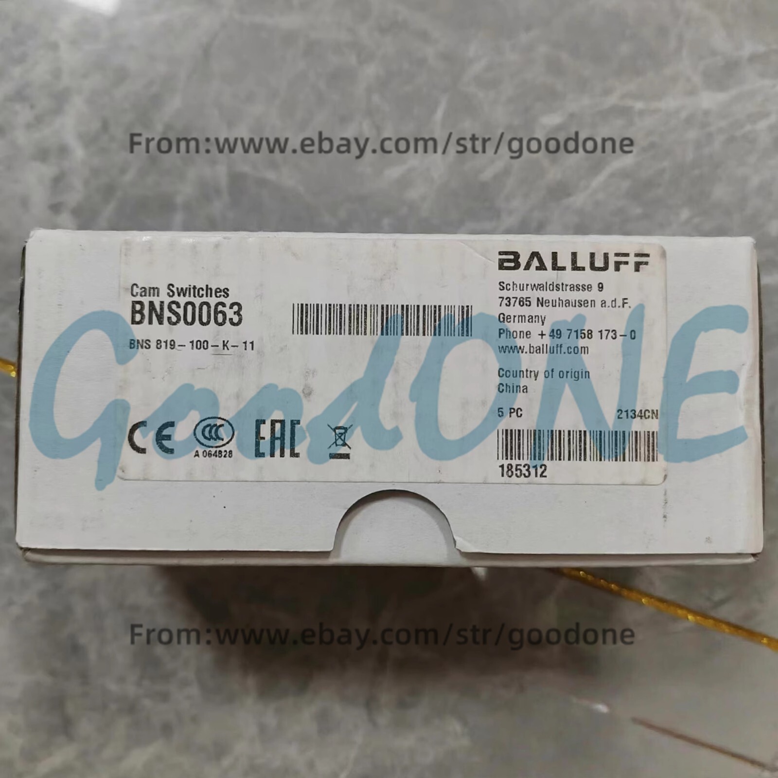1PC NEW BALLUFF BNS0063 BNS 819-100-K-11 Limit Switch