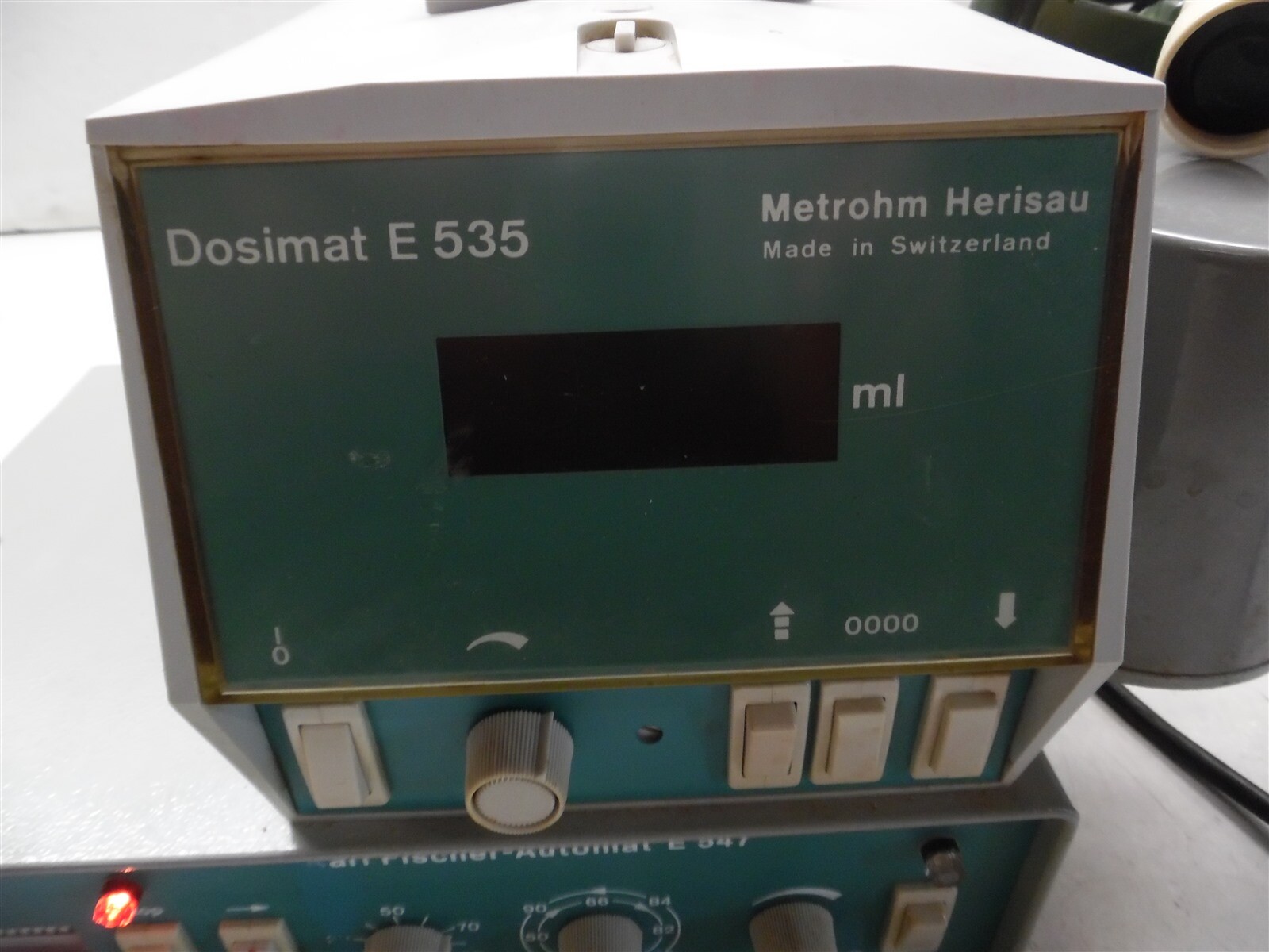 Metrohm Karl Fisher Automat E 547 and Dosimat E 535