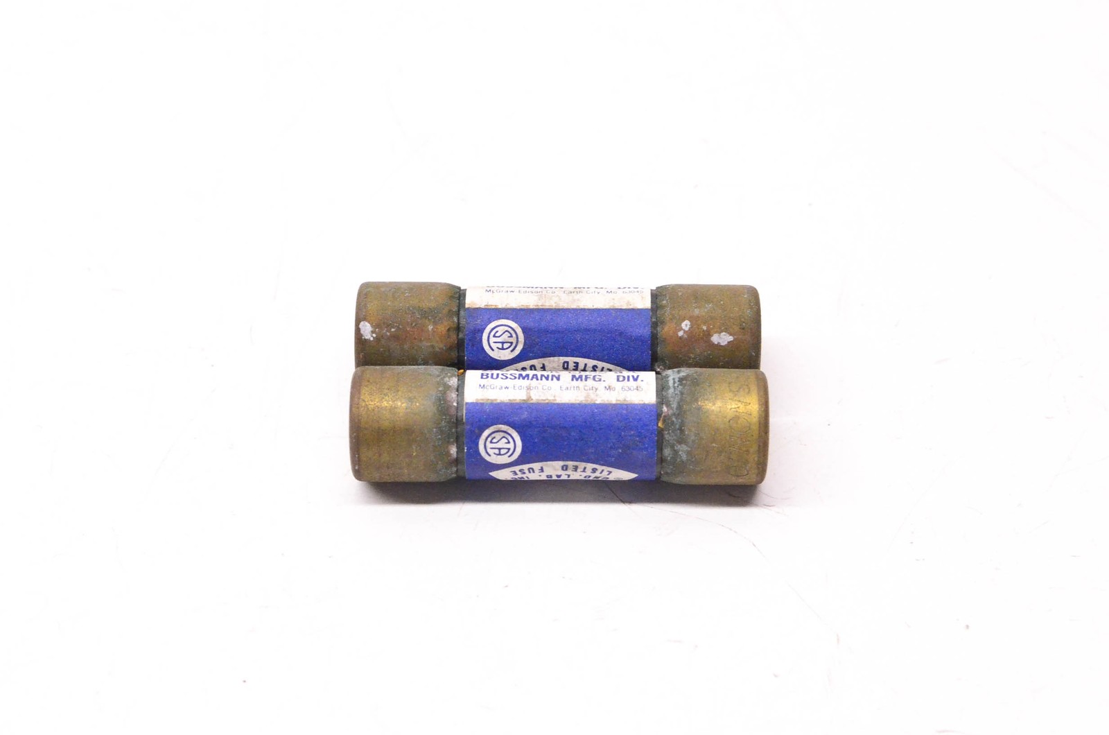 McGraw-Edison Co. NON10, NON 10 10 Amp 250 Volt One-Time Fuse Qty 2 NOS