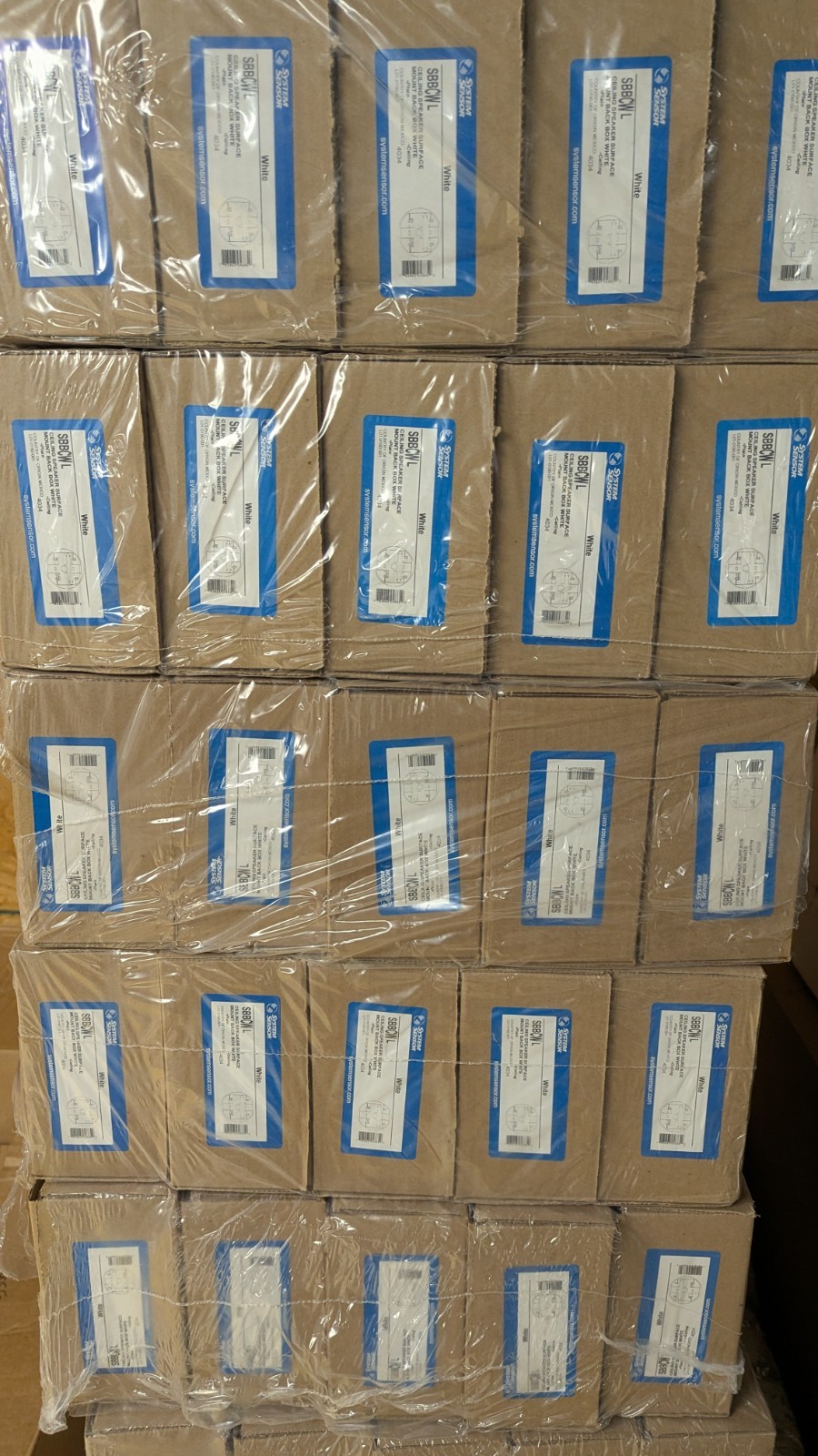 System Sensor SBBCWL Ceiling Speaker Surface Mount Back Box White