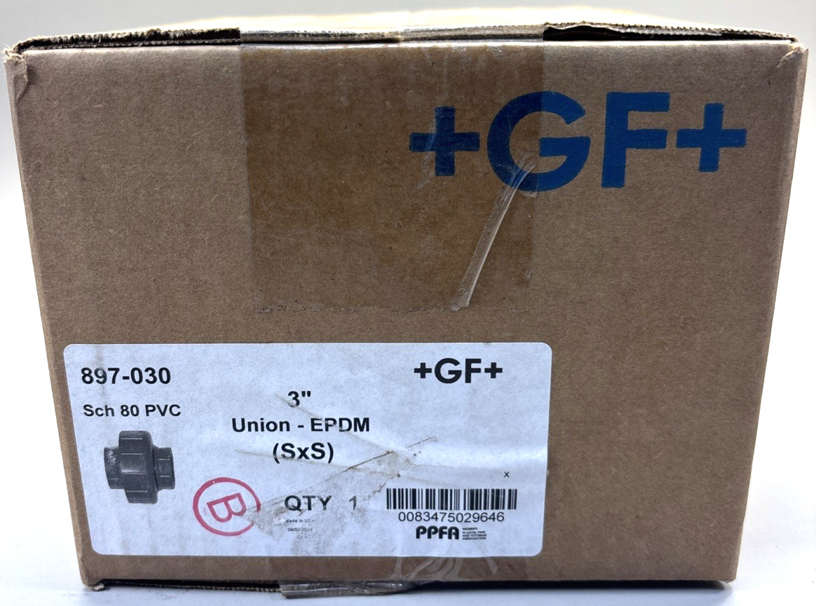 Georg Fischer GF 897-030 1VGB5 3″ Schedule 80 PVC Male Adapter